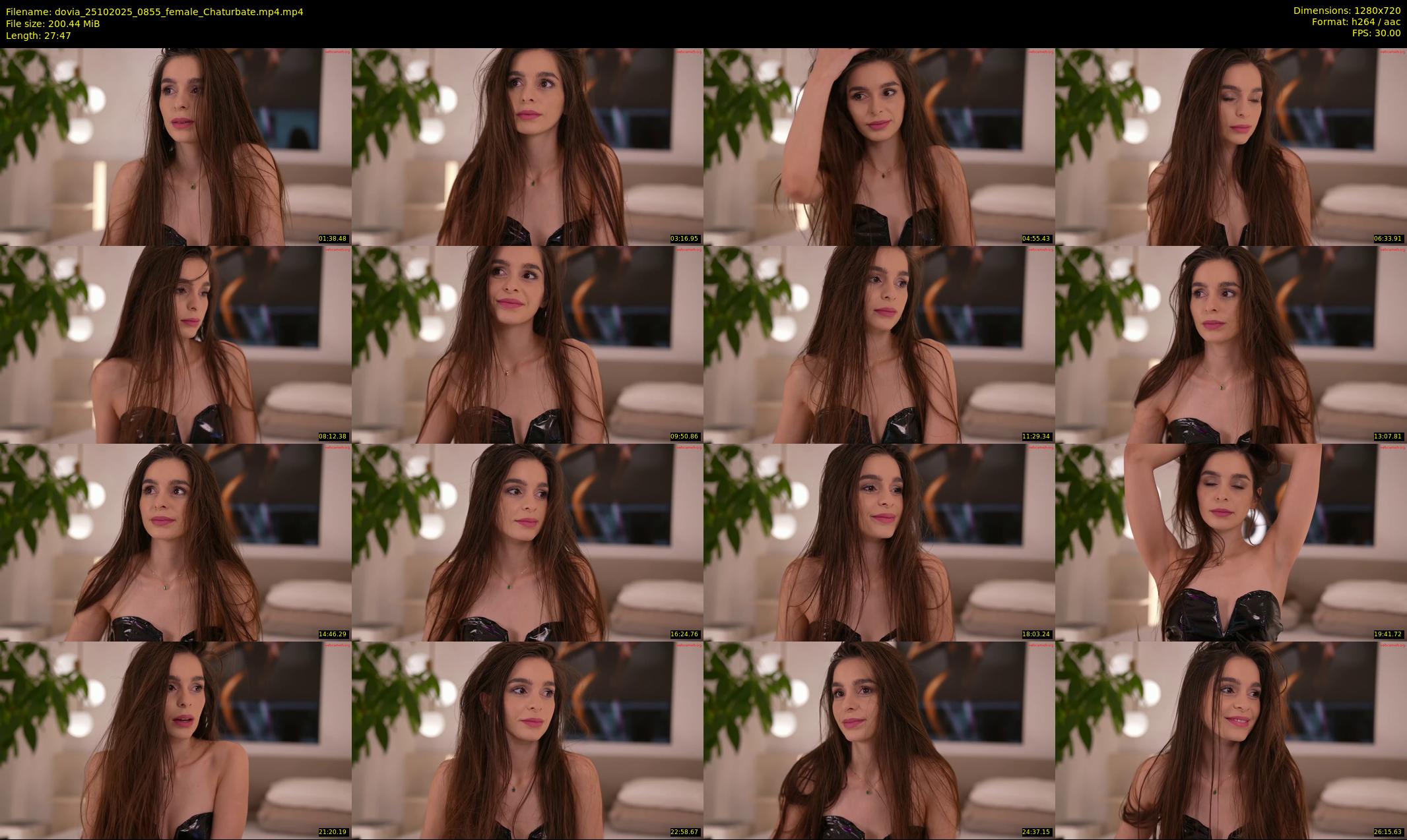 dovia — 28 minute Chaturbate female cam show recording, 720p, Oct 25, 2025
