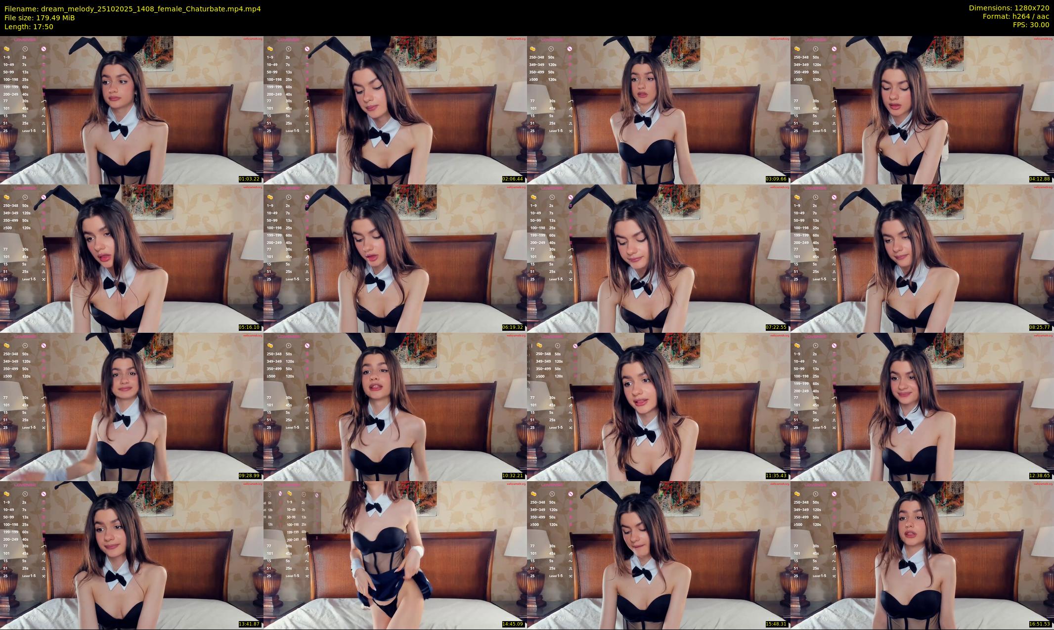 dream_melody — 18 minute Chaturbate female cam show recording, 720p, Oct 25, 2025