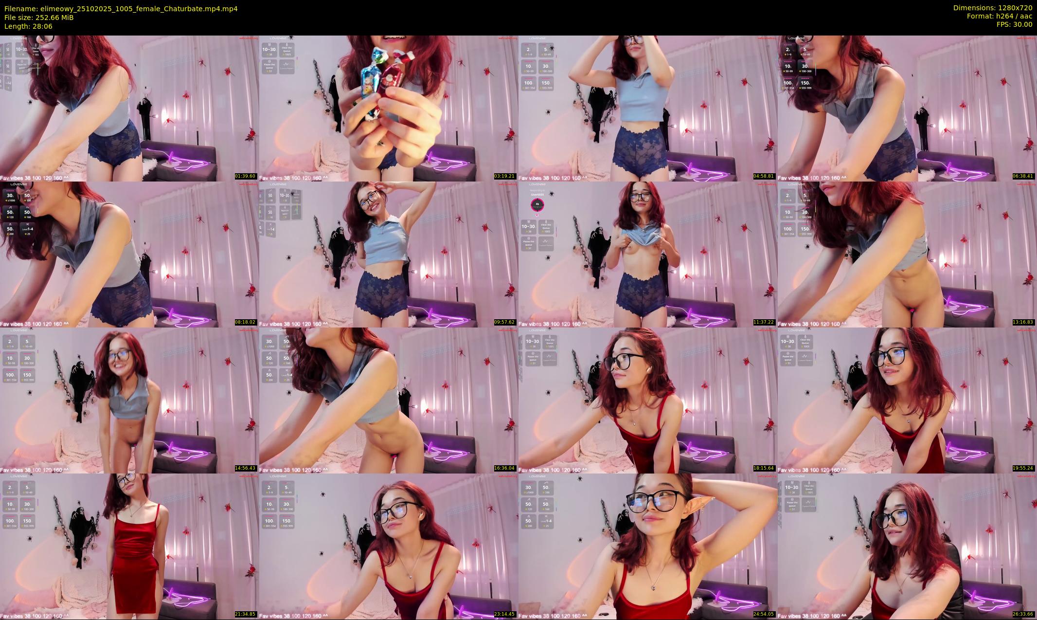 elimeowy — 29 minute Chaturbate female cam show recording, 720p, Oct 25, 2025