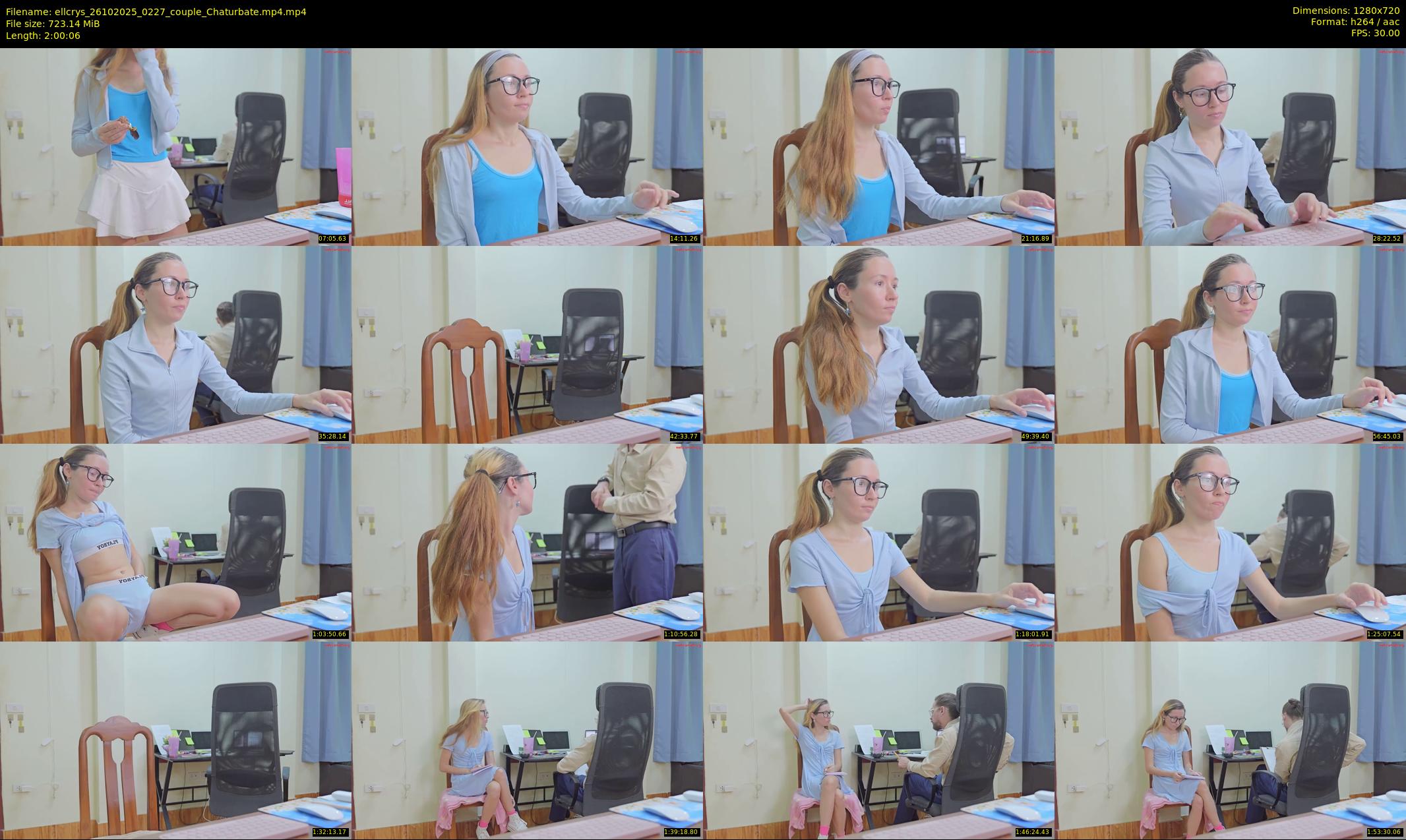 ellcrys — 121 minute Chaturbate couple cam show recording, 720p, Oct 26, 2025