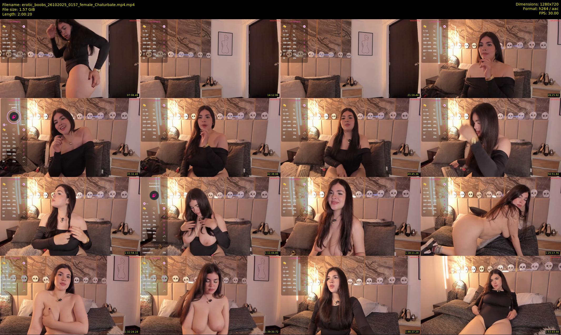 erotic_boobs — 121 minute Chaturbate female cam show recording, 720p, Oct 26, 2025
