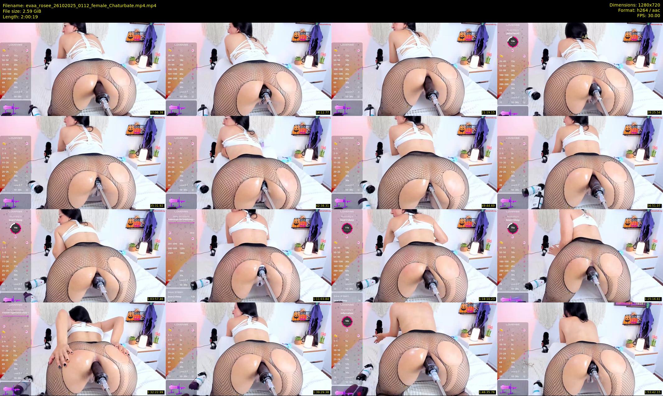 evaa_rosee — 121 minute Chaturbate female cam show recording, 720p, Oct 26, 2025