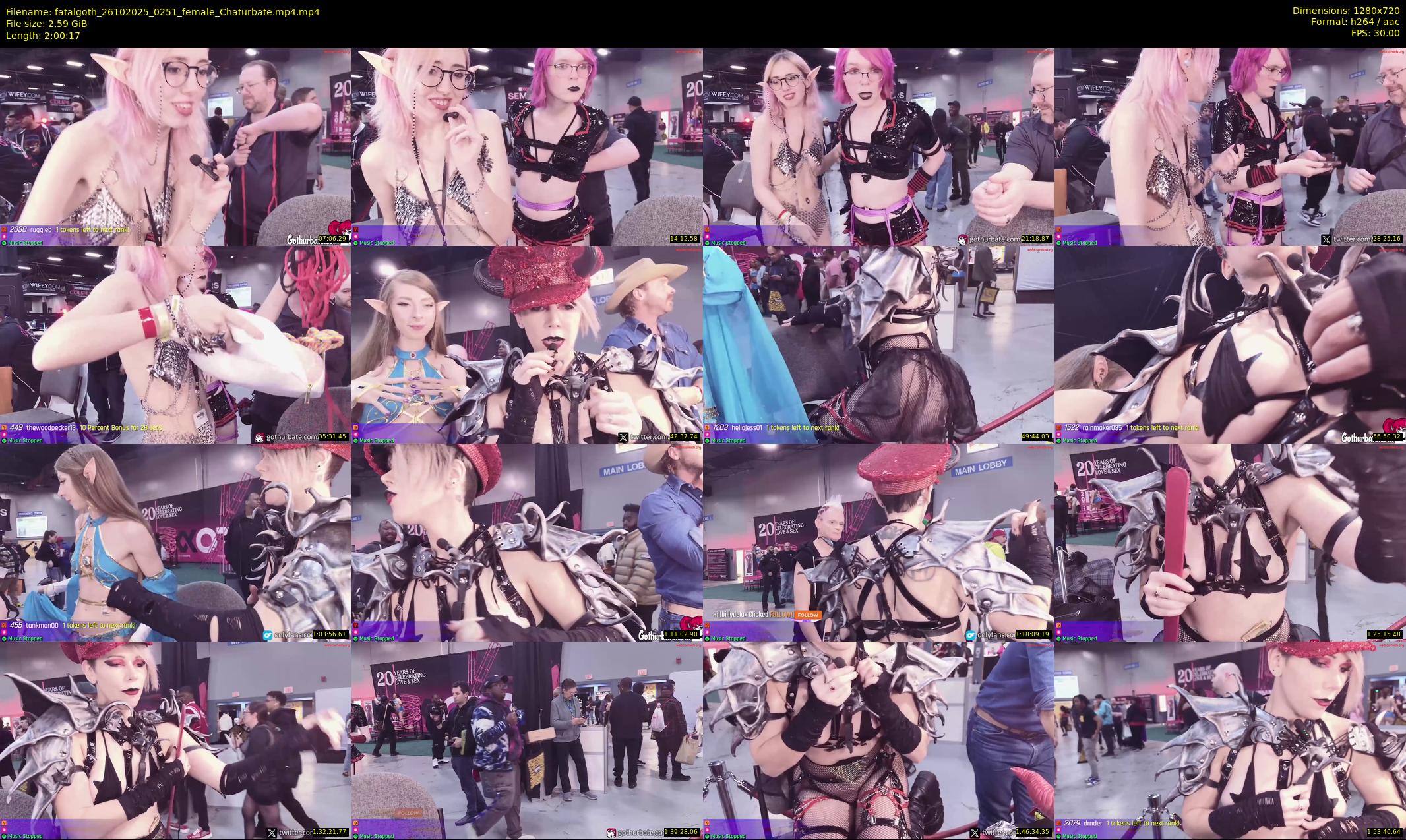 fatalgoth — 121 minute Chaturbate couple cam show recording, 720p, Oct 26, 2025