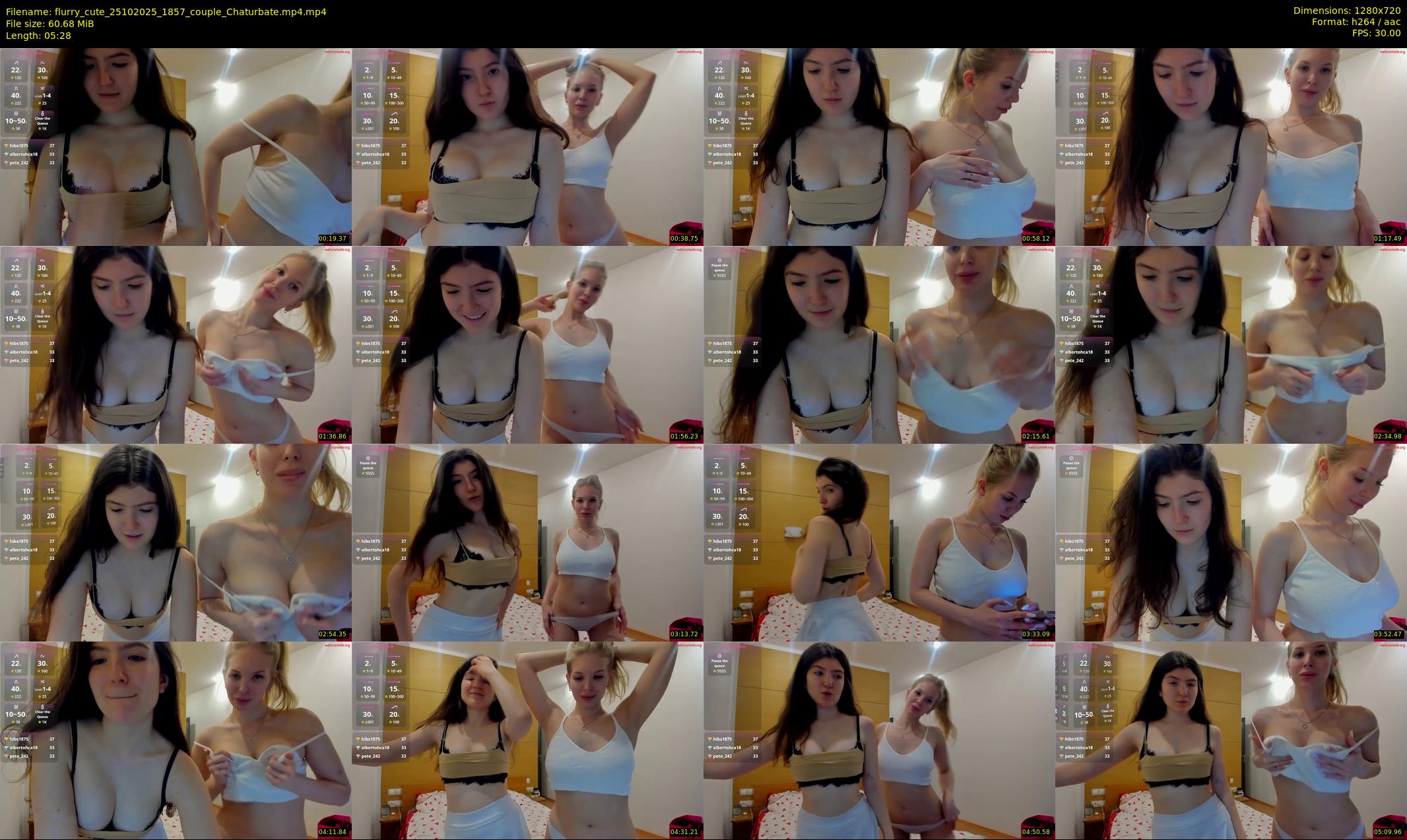 flurry_cute — 6 minute Chaturbate couple cam show recording, 720p, Oct 25, 2025