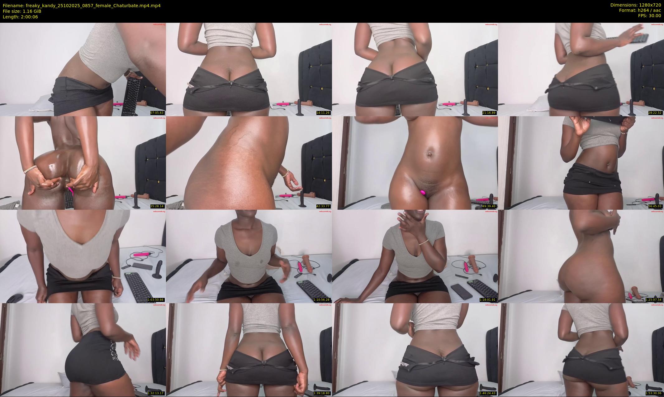 freaky_kandy — 121 minute Chaturbate female cam show recording, 720p, Oct 25, 2025