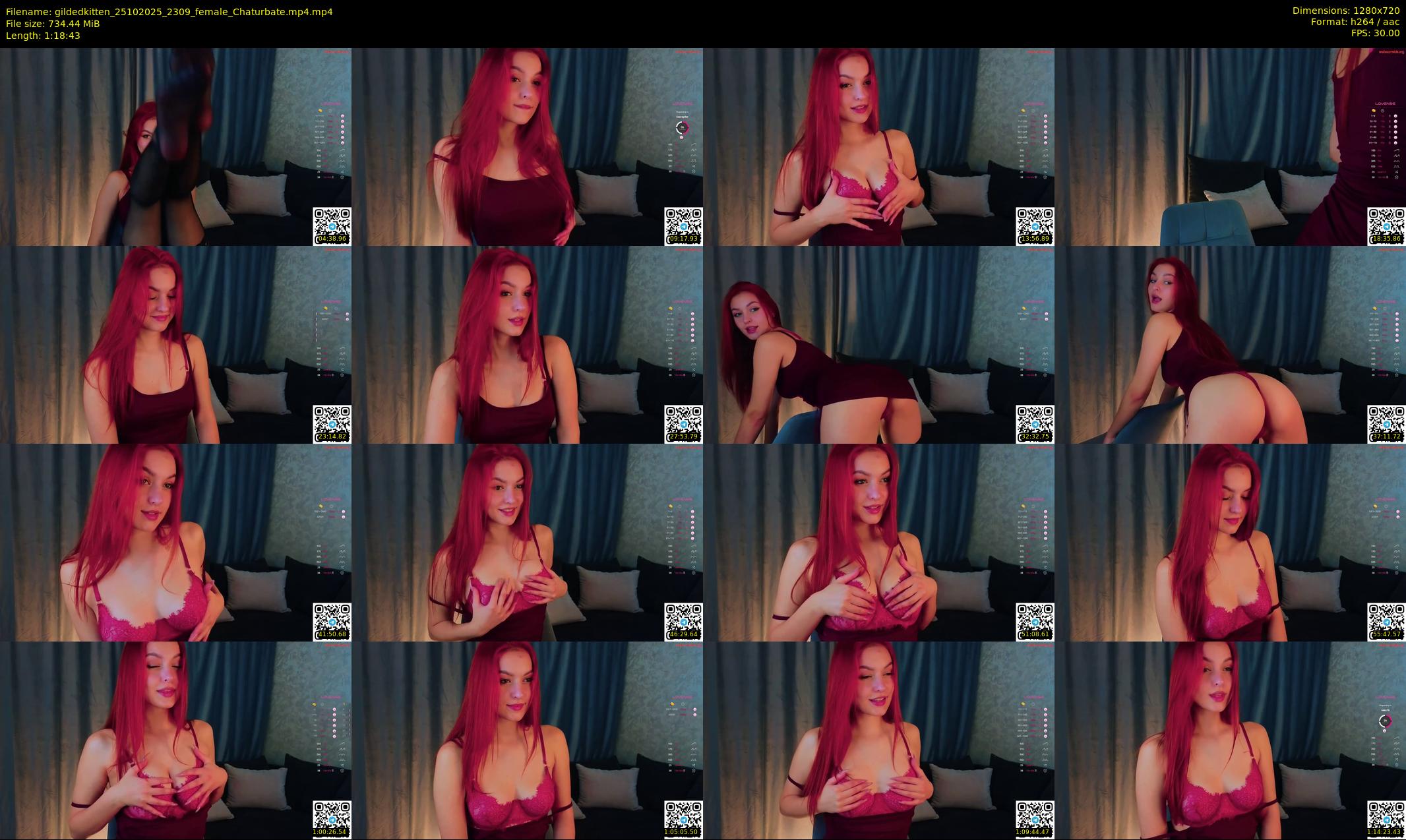 gildedkitten — 79 minute Chaturbate female cam show recording, 720p, Oct 25, 2025