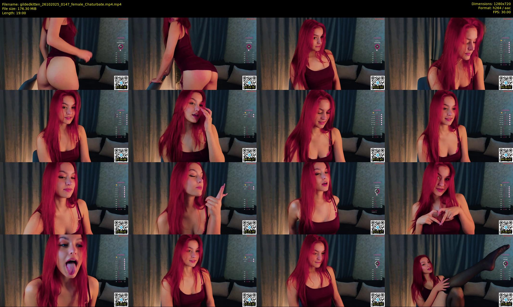 gildedkitten — 19 minute Chaturbate female cam show recording, 720p, Oct 26, 2025