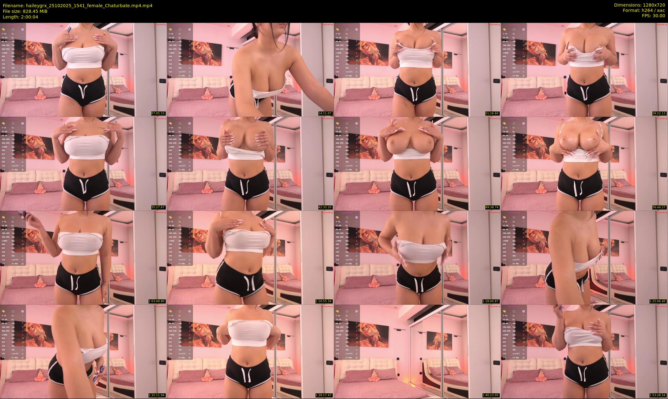 haileygrx — 121 minute Chaturbate female cam show recording, 720p, Oct 25, 2025