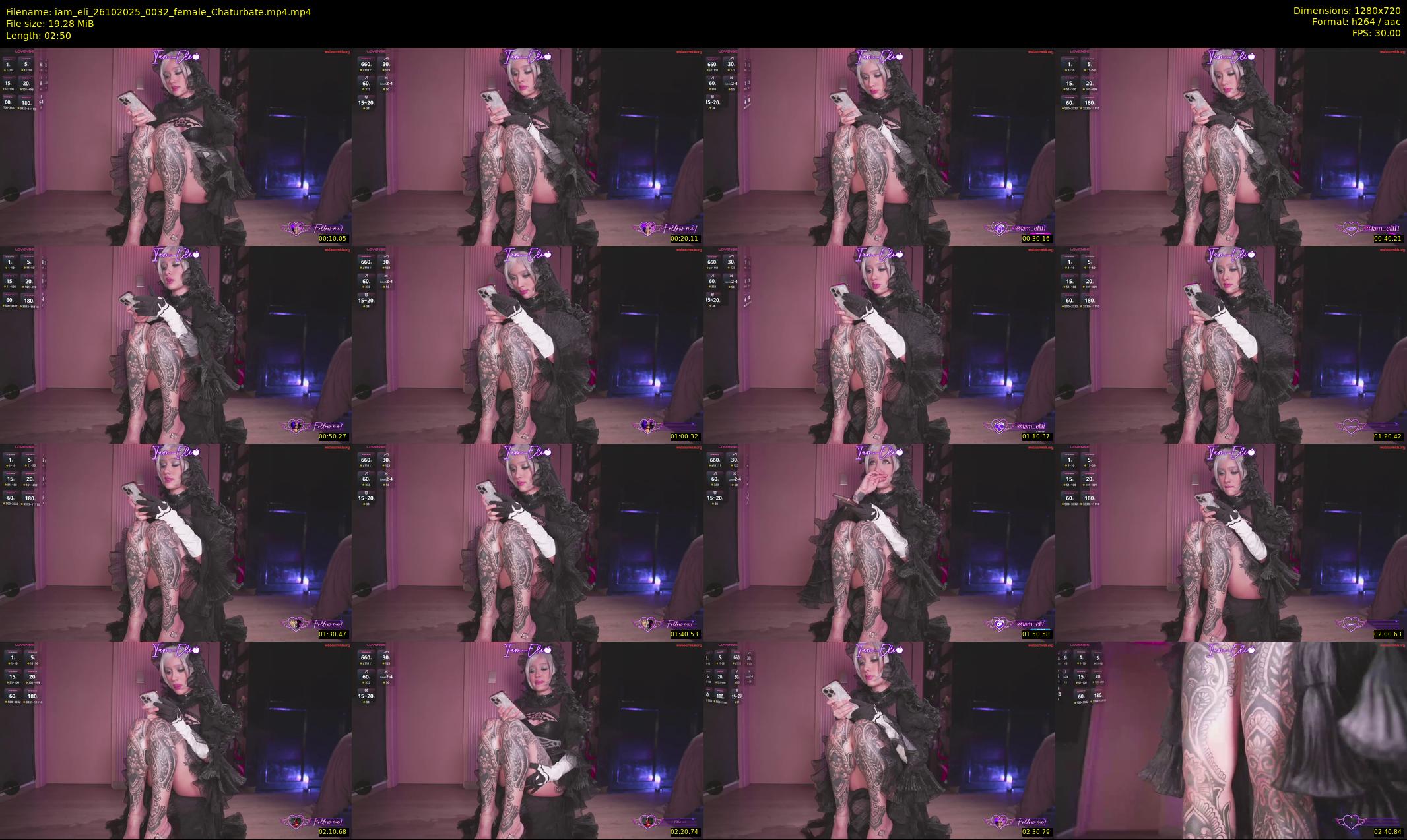 iam_eli — 3 minute Chaturbate female cam show recording, 720p, Oct 26, 2025