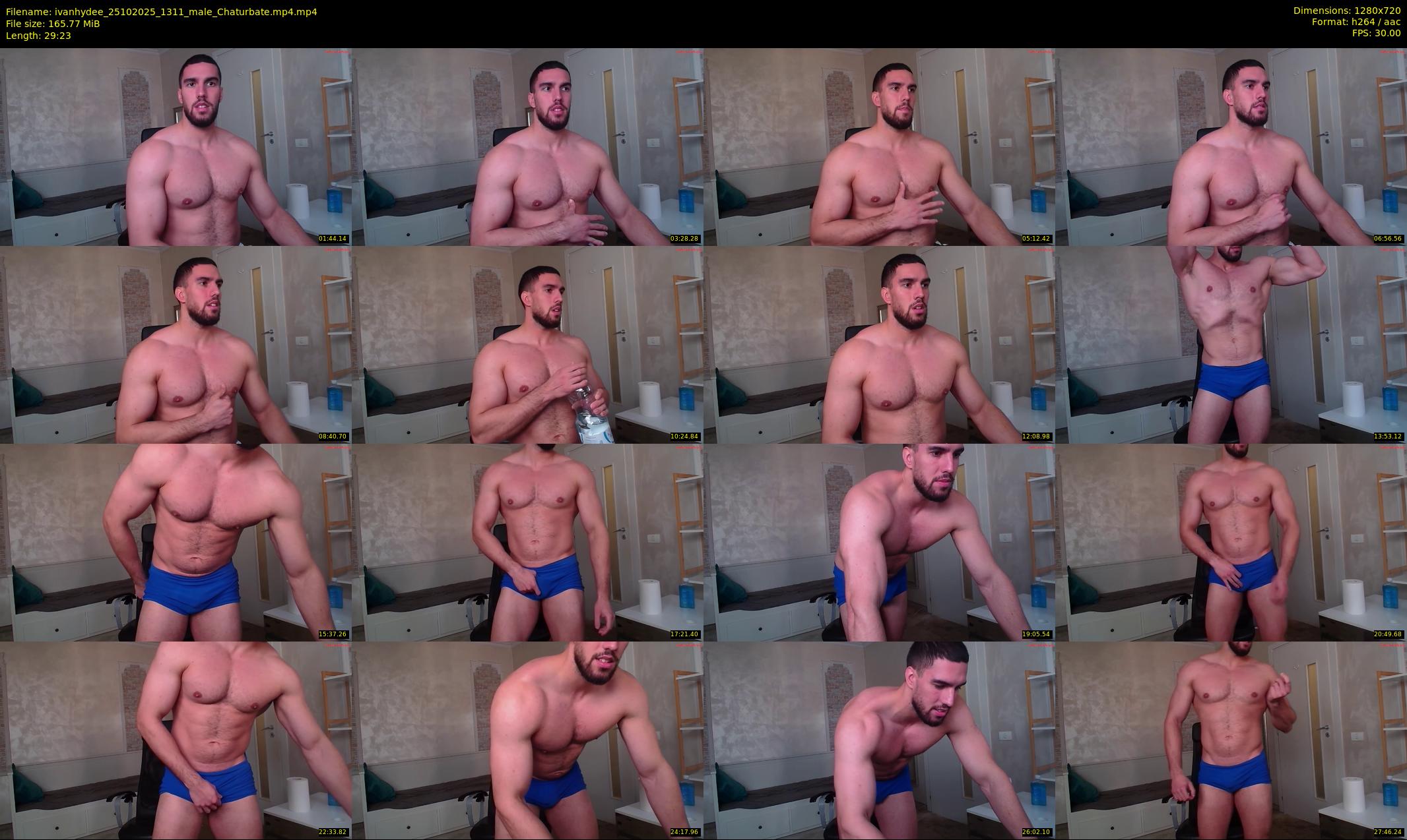 ivanhydee — 30 minute Chaturbate male cam show recording, 720p, Oct 25, 2025