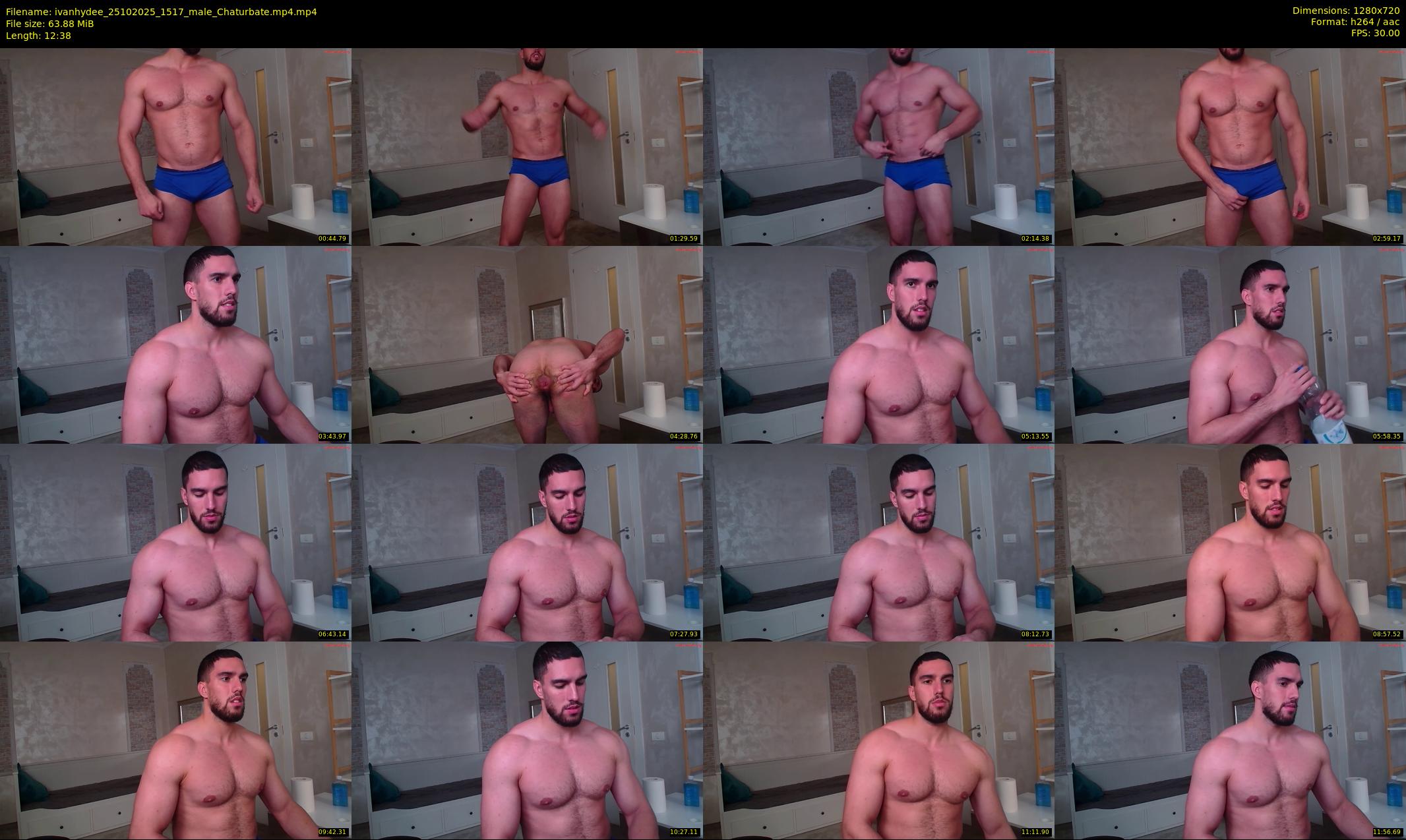 ivanhydee — 13 minute Chaturbate male cam show recording, 720p, Oct 25, 2025