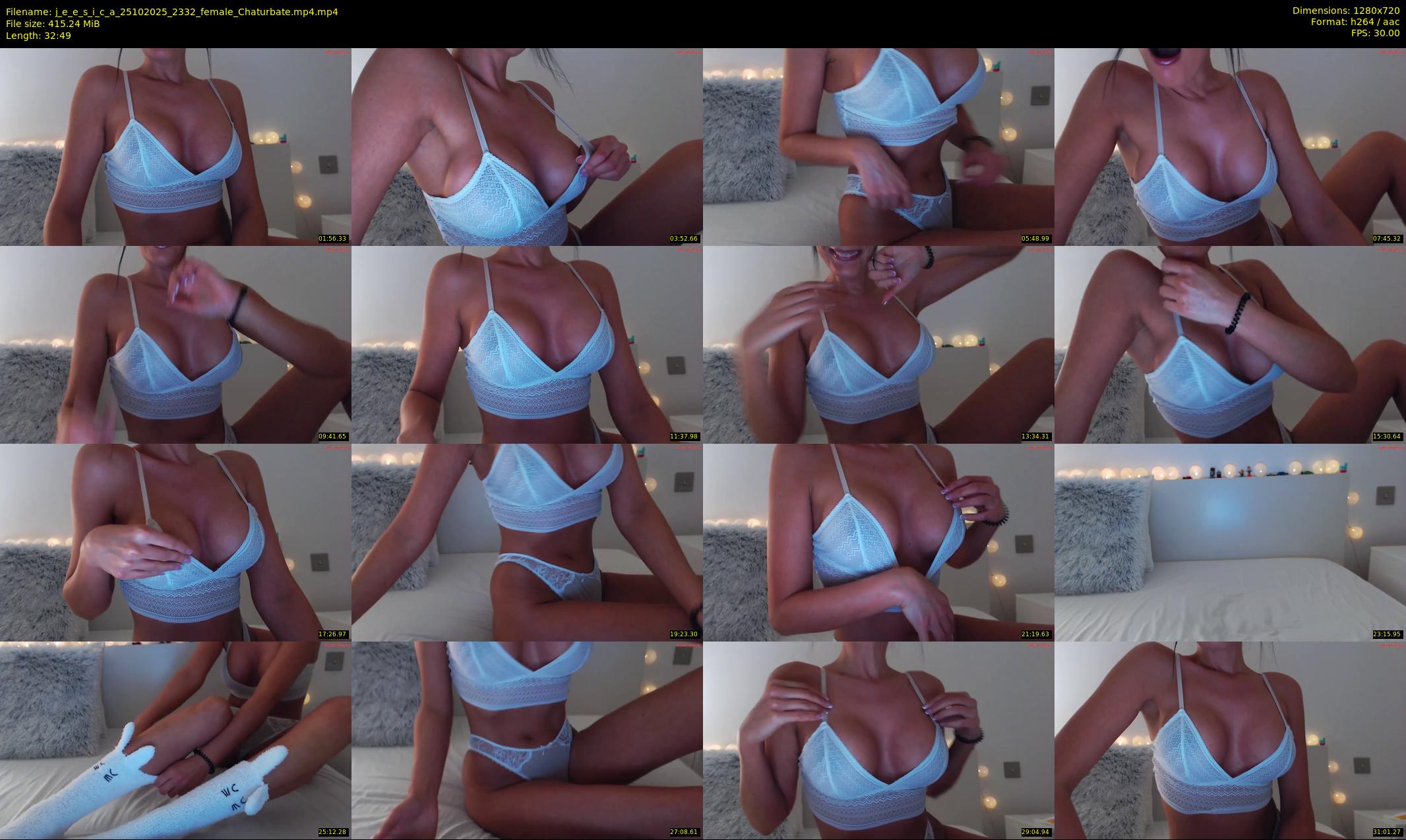 j_e_e_s_i_c_a — 33 minute Chaturbate female cam show recording, 720p, Oct 25, 2025