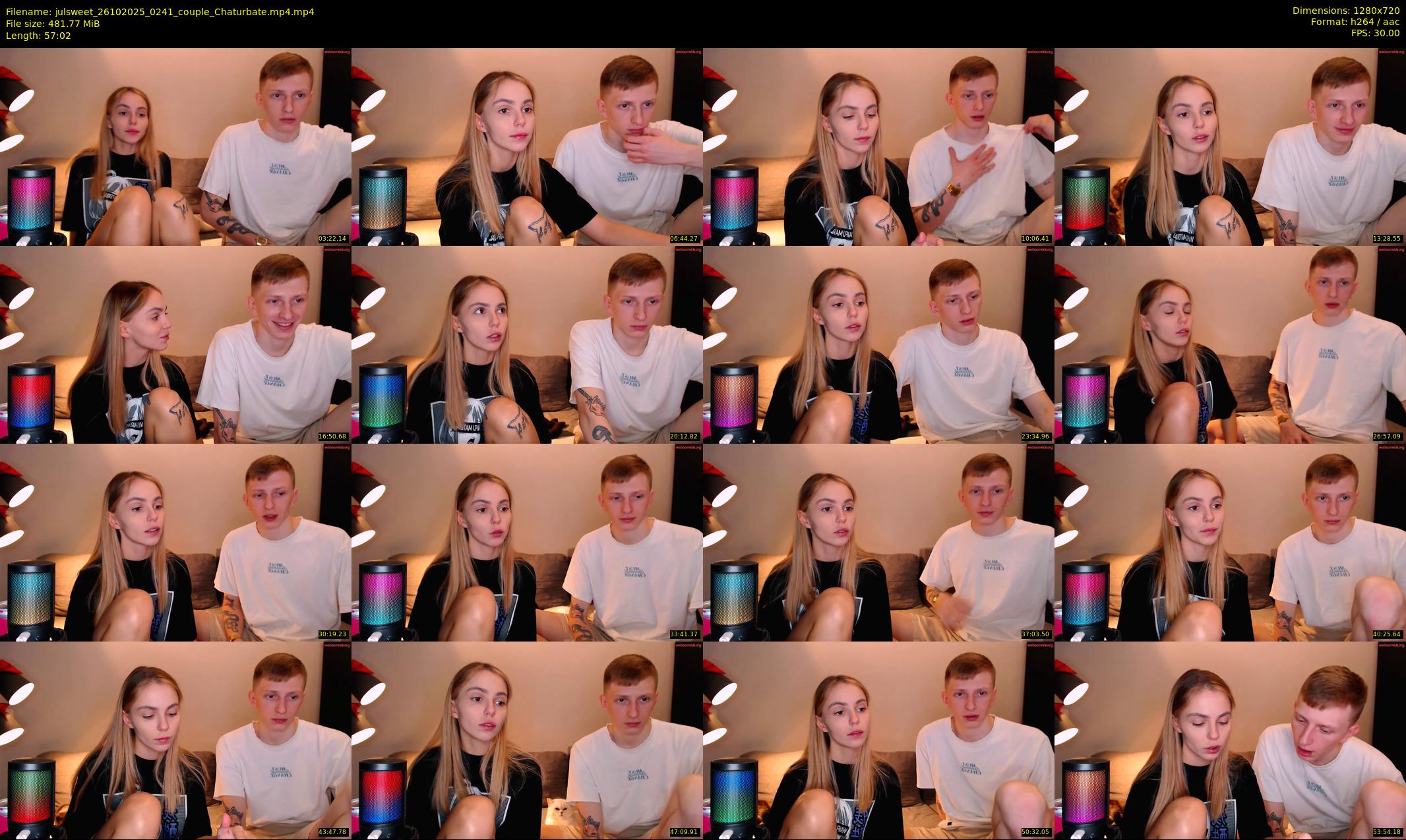 julsweet — 58 minute Chaturbate male cam show recording, 720p, Oct 26, 2025