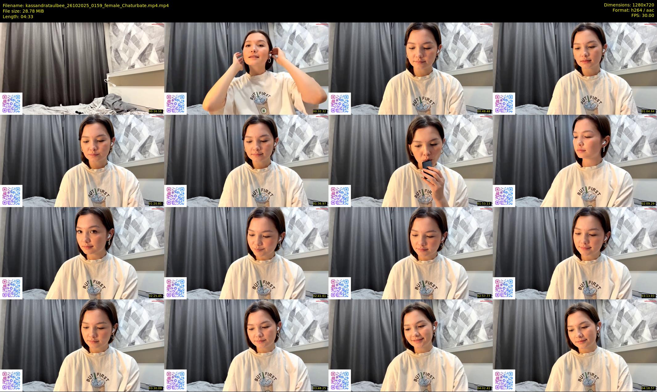 kassandrataulbee — 5 minute Chaturbate female cam show recording, 720p, Oct 26, 2025