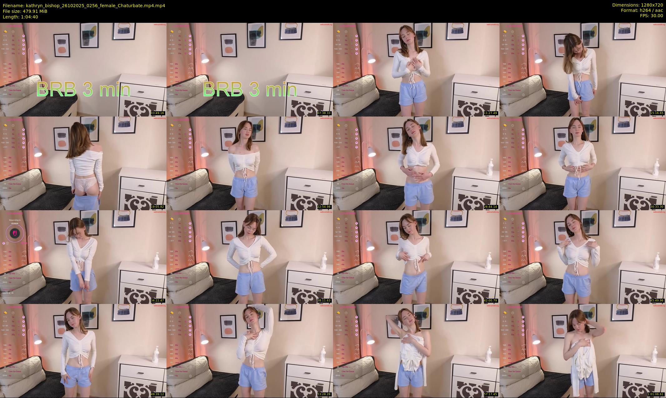 kathryn_bishop — 65 minute Chaturbate female cam show recording, 720p, Oct 26, 2025