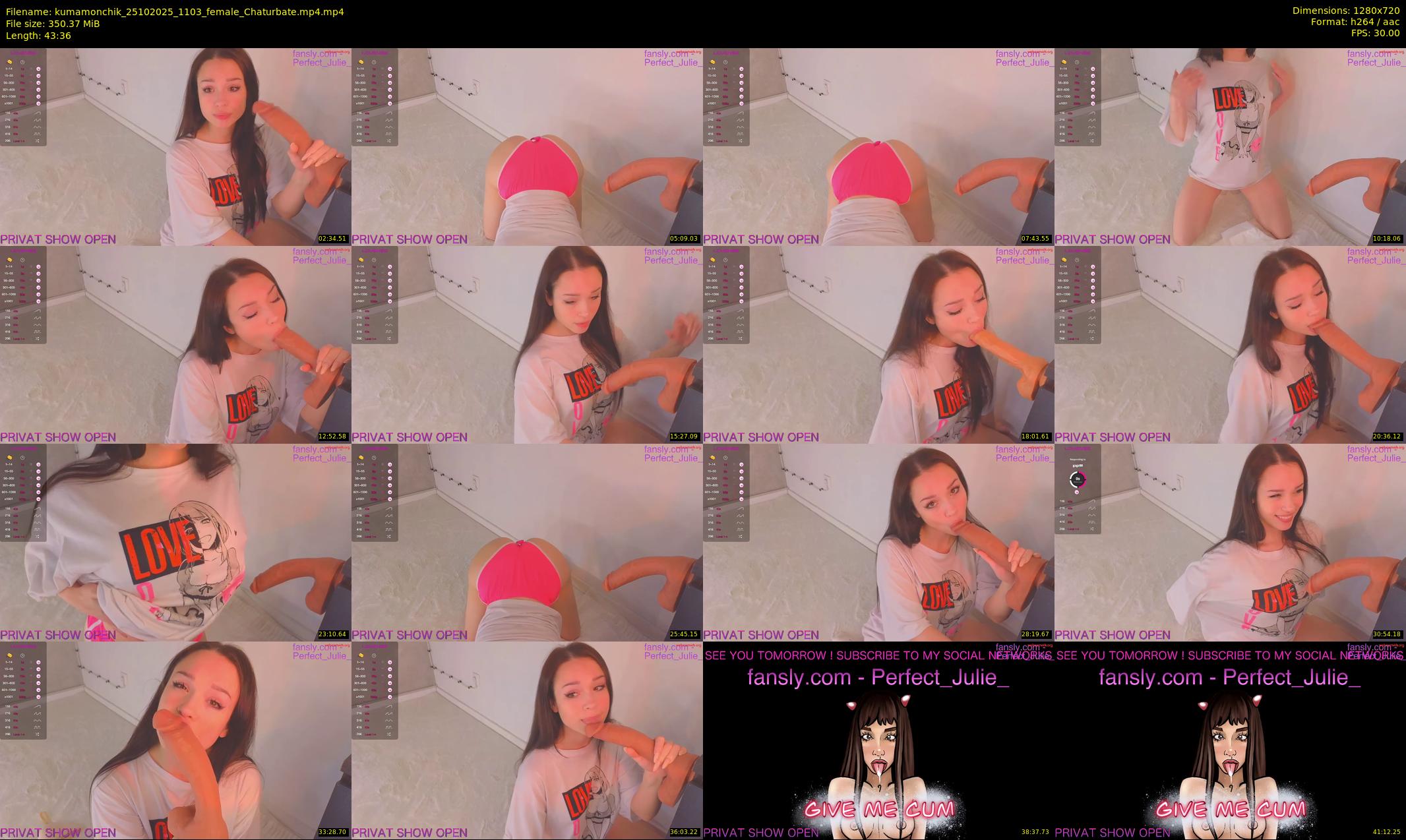 kumamonchik — 44 minute Chaturbate couple cam show recording, 720p, Oct 25, 2025