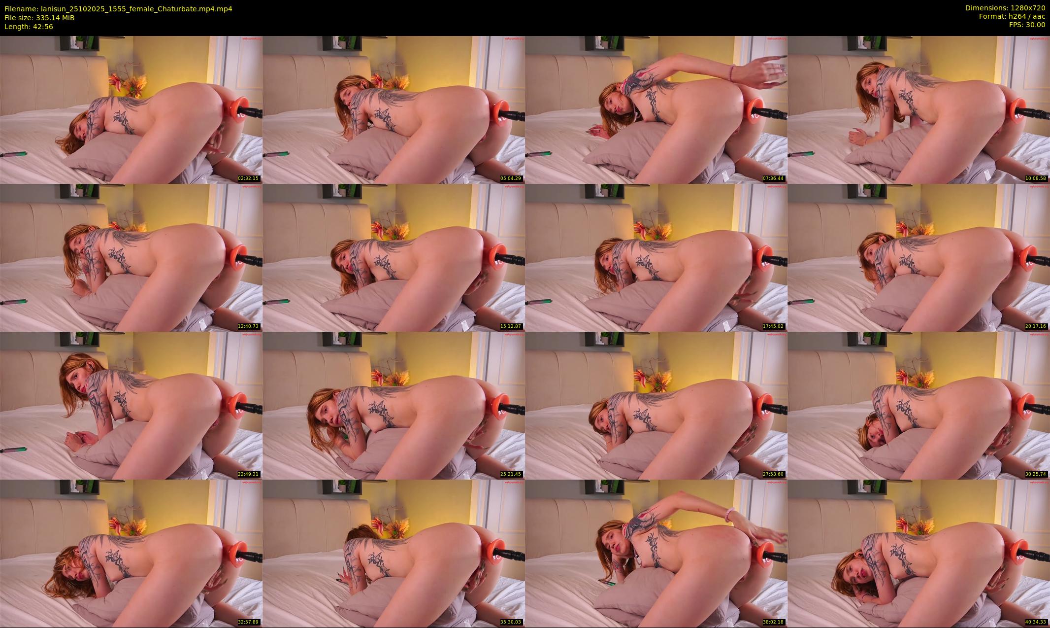 lanisun — 43 minute Chaturbate female cam show recording, 720p, Oct 25, 2025