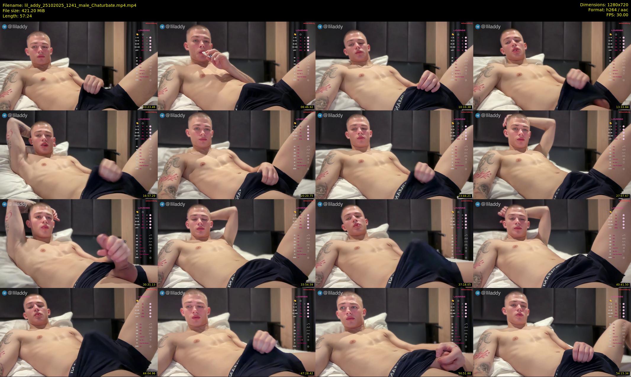 lil_addy — 58 minute Chaturbate male cam show recording, 720p, Oct 25, 2025