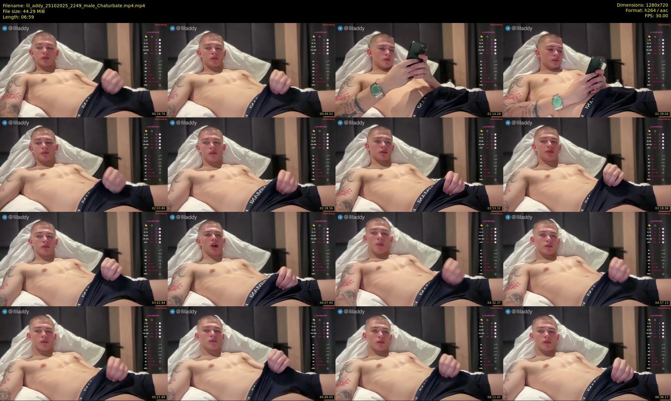 lil_addy — 7 minute Chaturbate male cam show recording, 720p, Oct 25, 2025