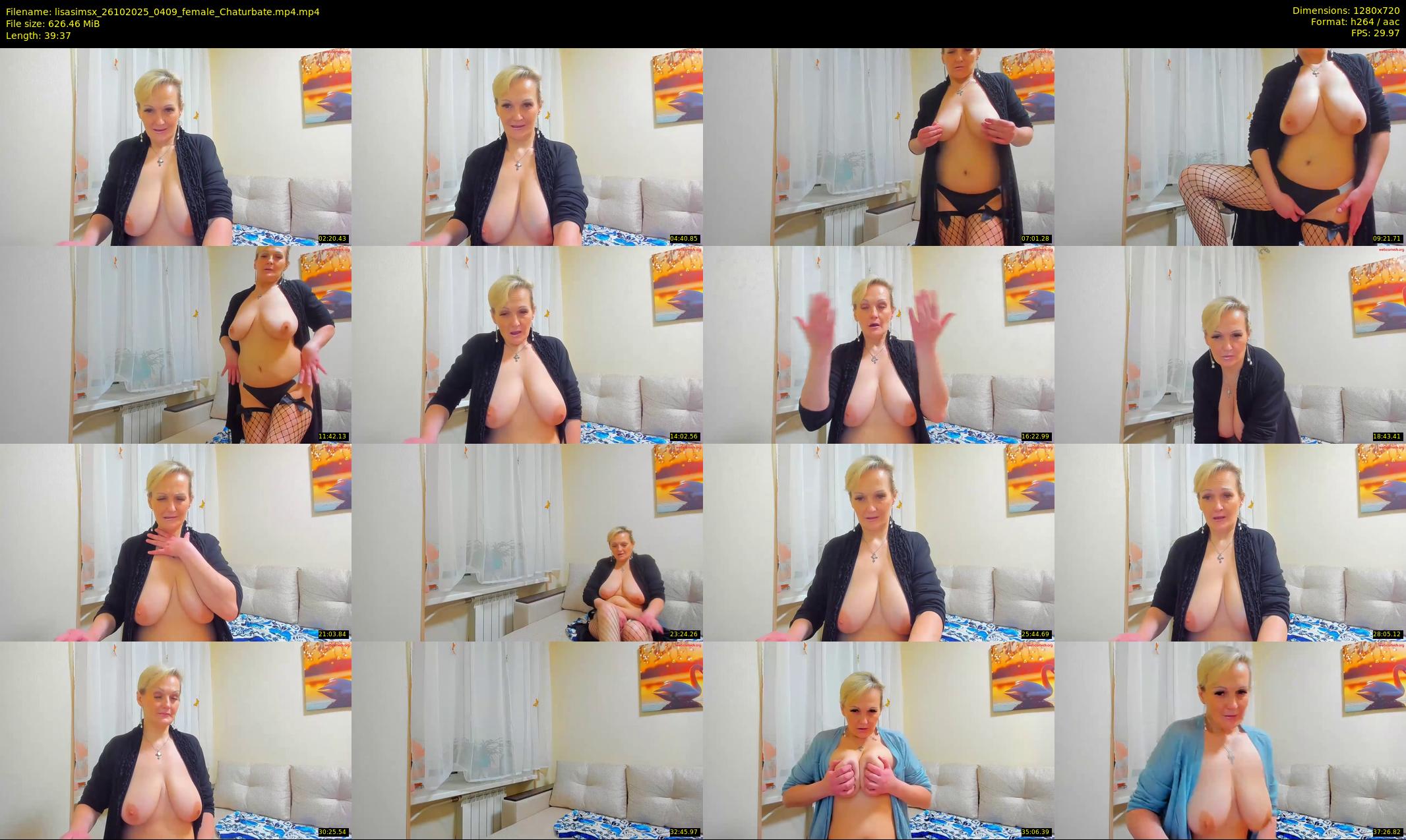 lisasimsx — 40 minute Chaturbate female cam show recording, 720p, Oct 26, 2025