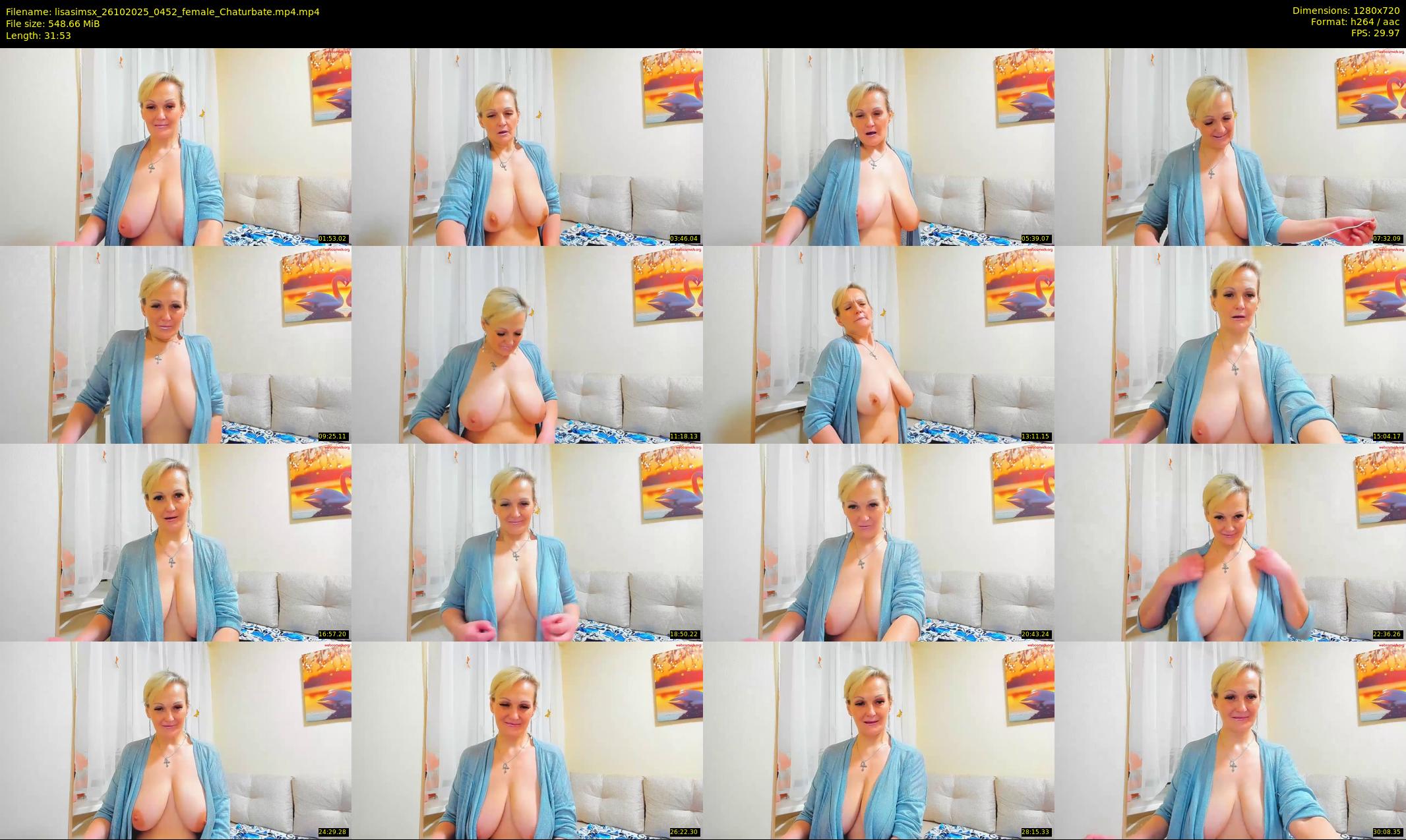 lisasimsx — 32 minute Chaturbate female cam show recording, 720p, Oct 26, 2025