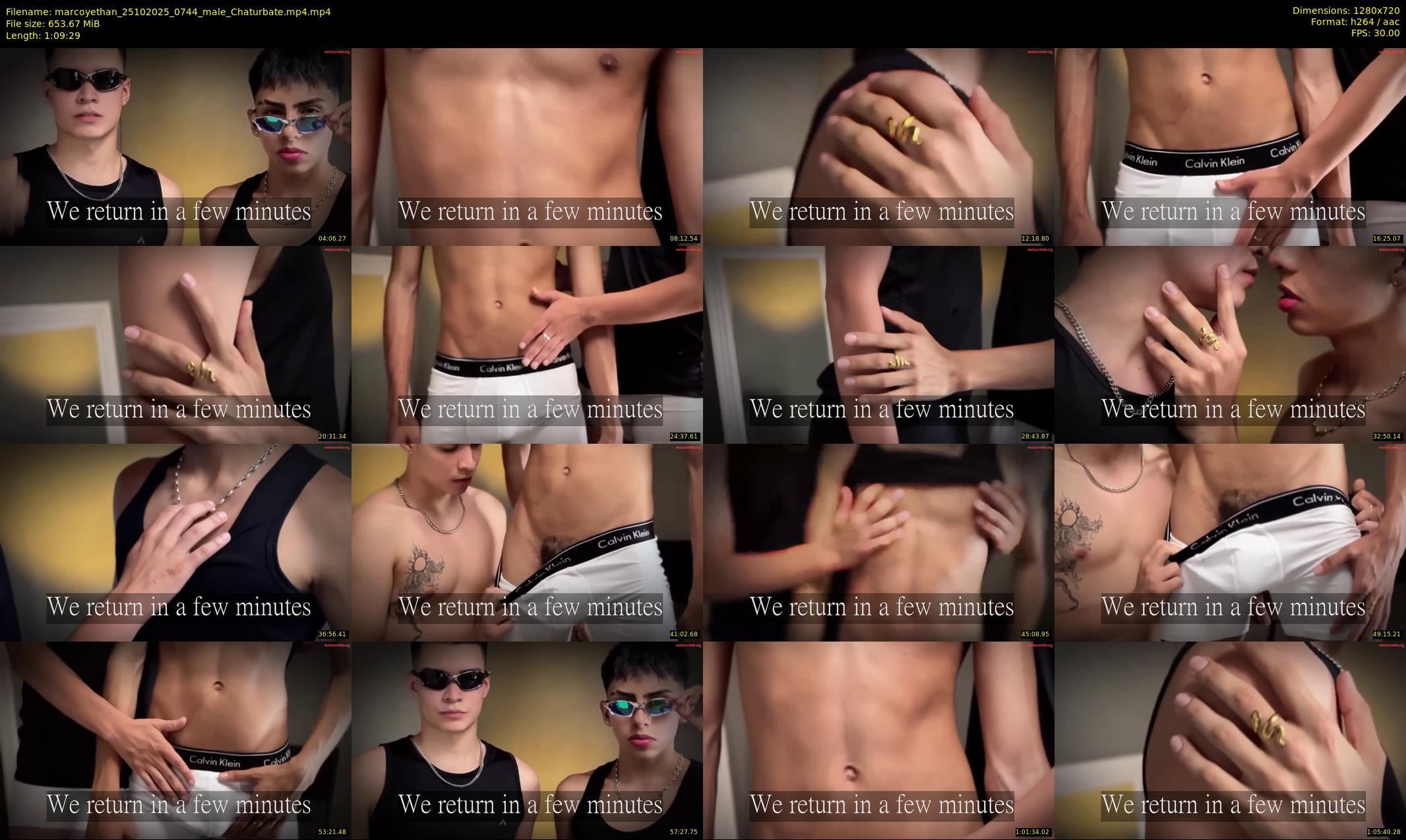 marcoyethan — 70 minute Chaturbate male cam show recording, 720p, Oct 25, 2025