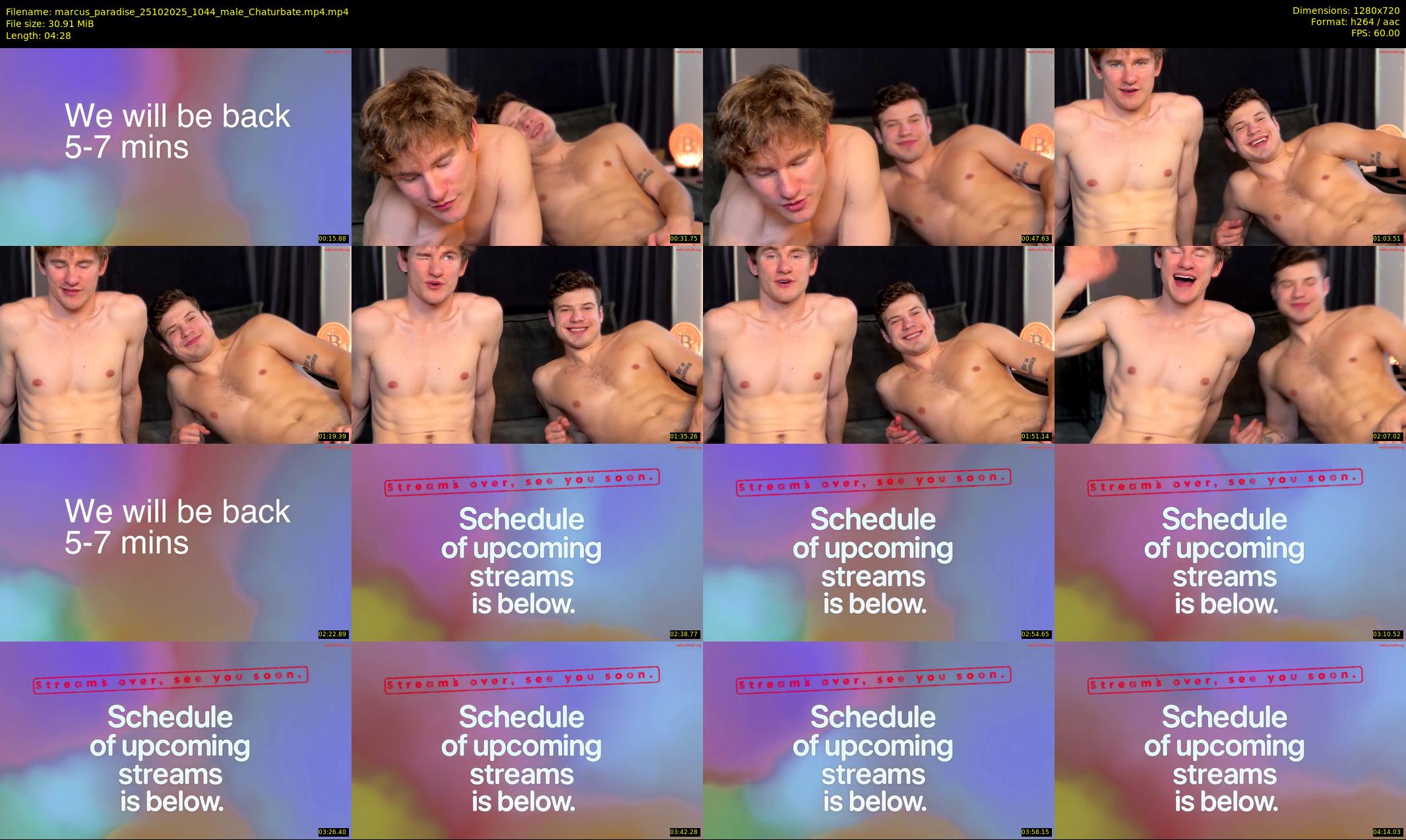 marcus_paradise — 5 minute Chaturbate male cam show recording, 720p, Oct 25, 2025