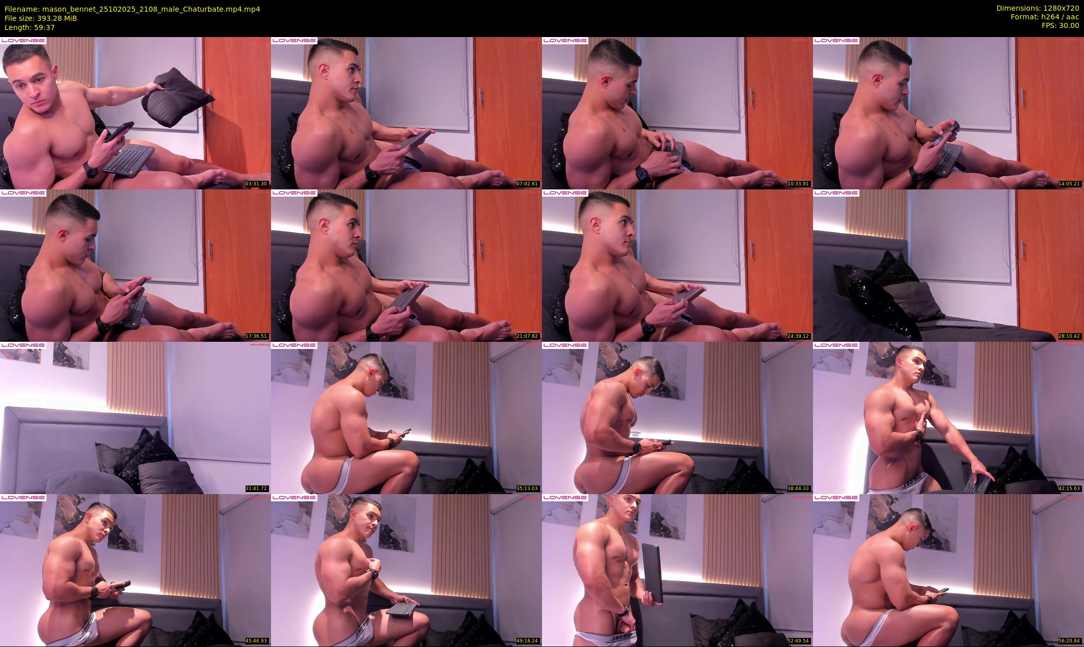 mason_bennet — 60 minute Chaturbate male cam show recording, 720p, Oct 25, 2025