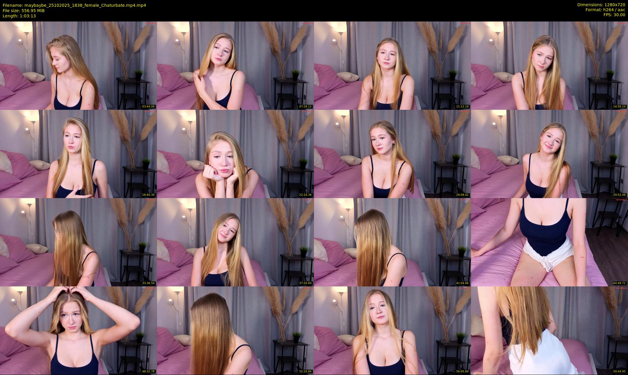 maybaybe — 64 minute Chaturbate female cam show recording, 720p, Oct 25, 2025