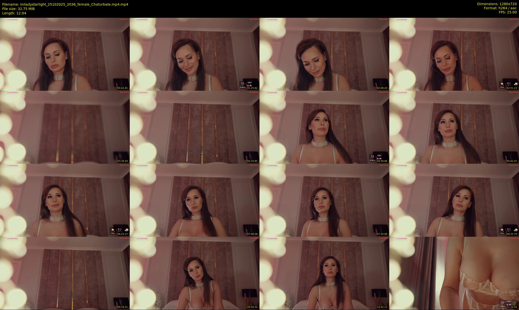 miladystarlight — 13 minute Chaturbate female cam show recording, 720p, Oct 25, 2025