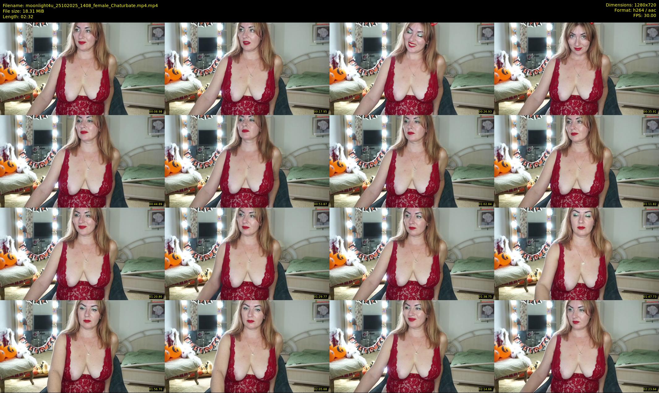moonlight4u — 3 minute Chaturbate female cam show recording, 720p, Oct 25, 2025