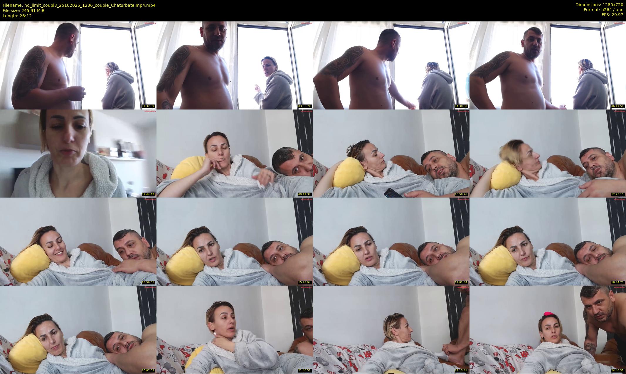 no_limit_coupl3 — 27 minute Chaturbate couple cam show recording, 720p, Oct 25, 2025