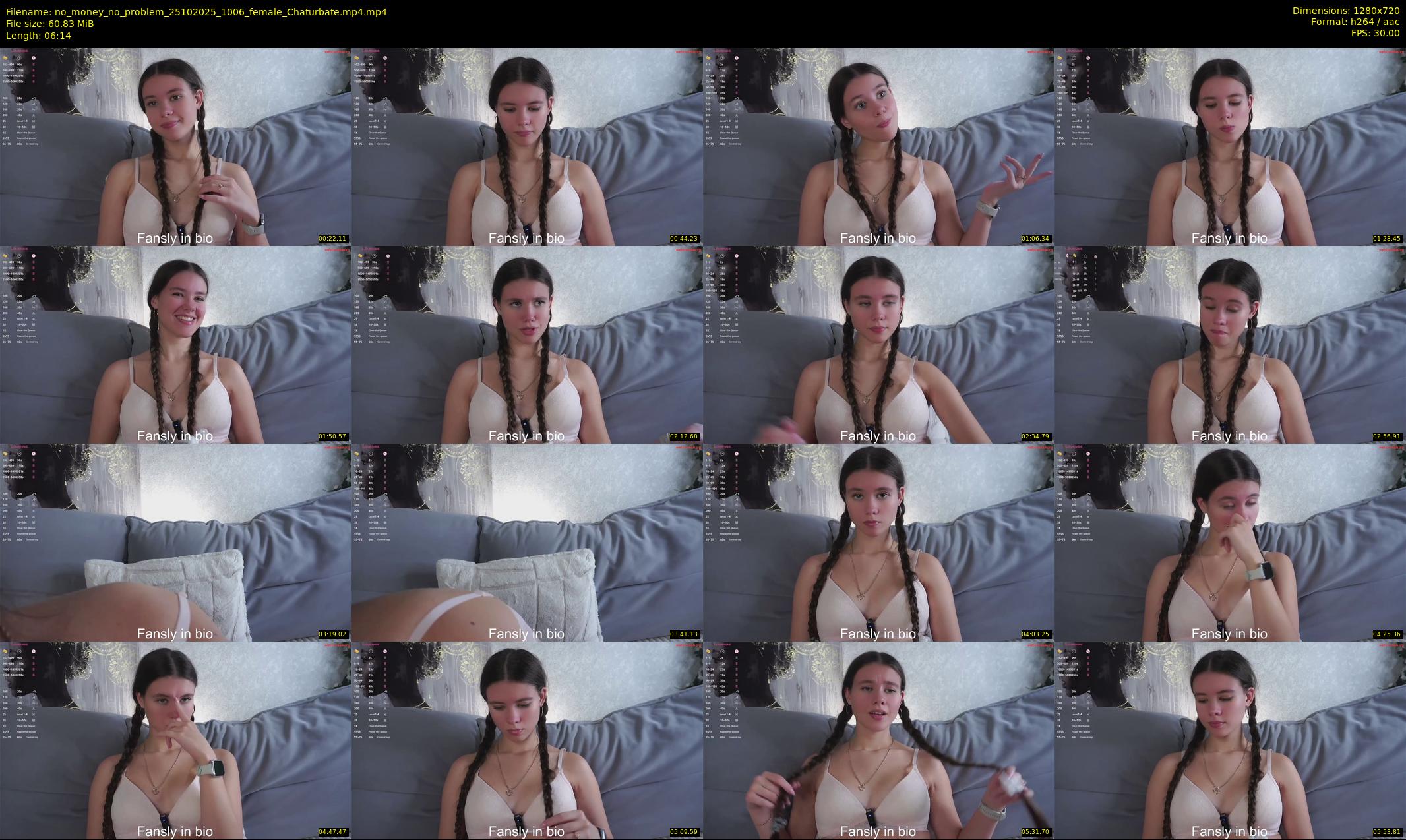 no_money_no_problem — 7 minute Chaturbate female cam show recording, 720p, Oct 25, 2025