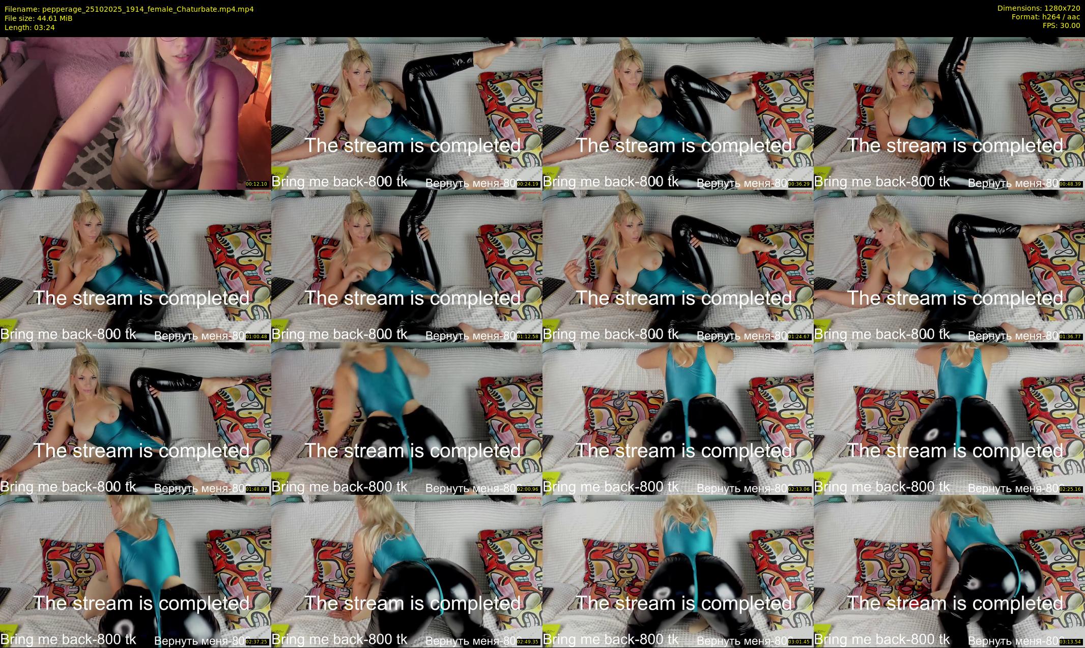 pepperage — 4 minute Chaturbate female cam show recording, 720p, Oct 25, 2025