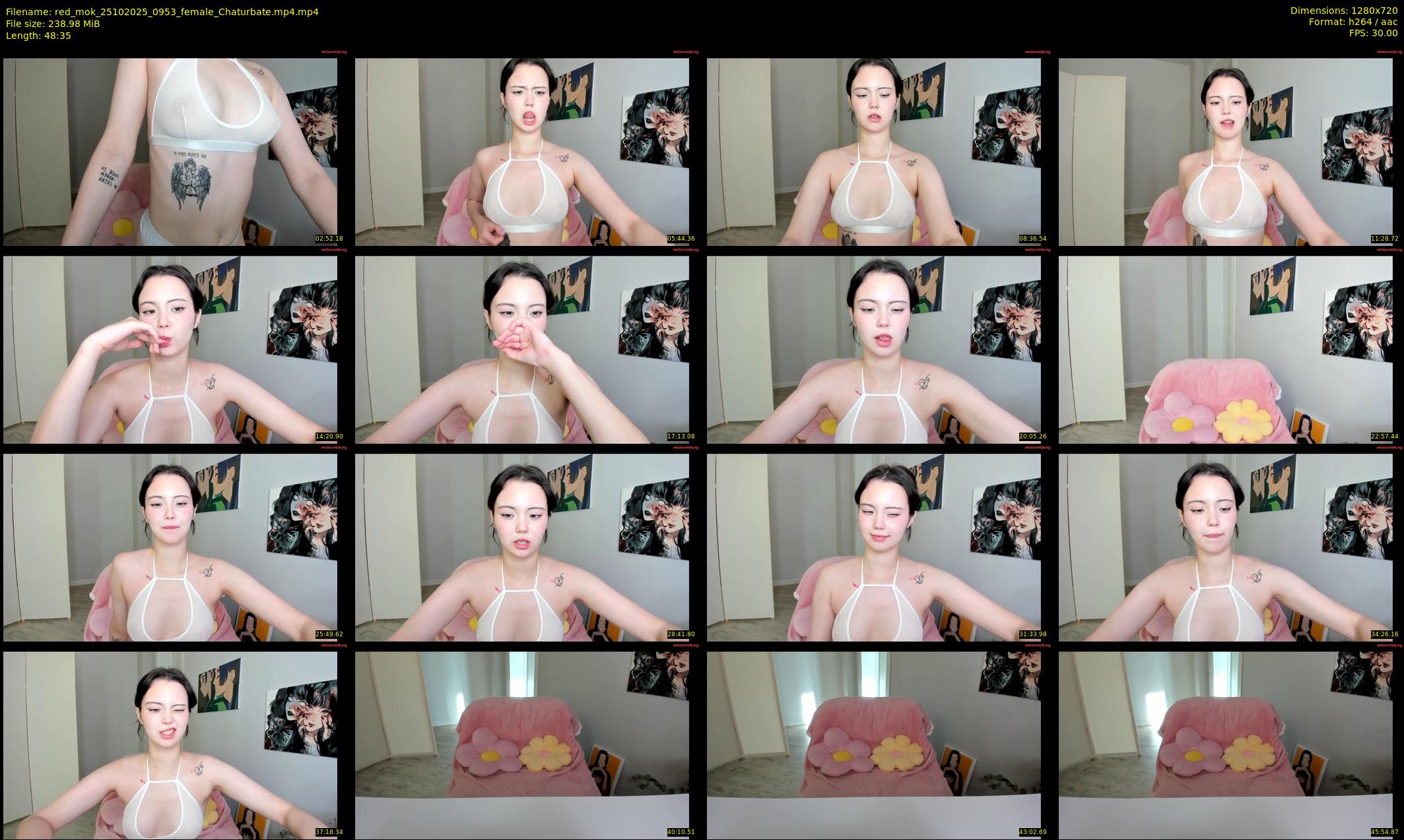 red_mok — 49 minute Chaturbate female cam show recording, 720p, Oct 25, 2025