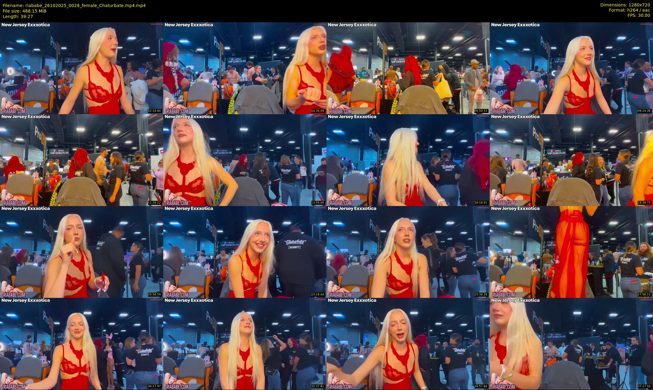 riababe — 40 minute Chaturbate female cam show recording, 720p, Oct 26, 2025
