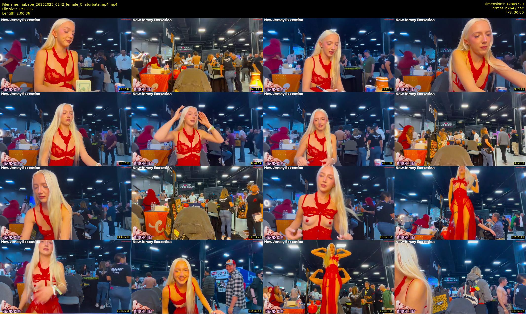 riababe — 121 minute Chaturbate female cam show recording, 720p, Oct 26, 2025