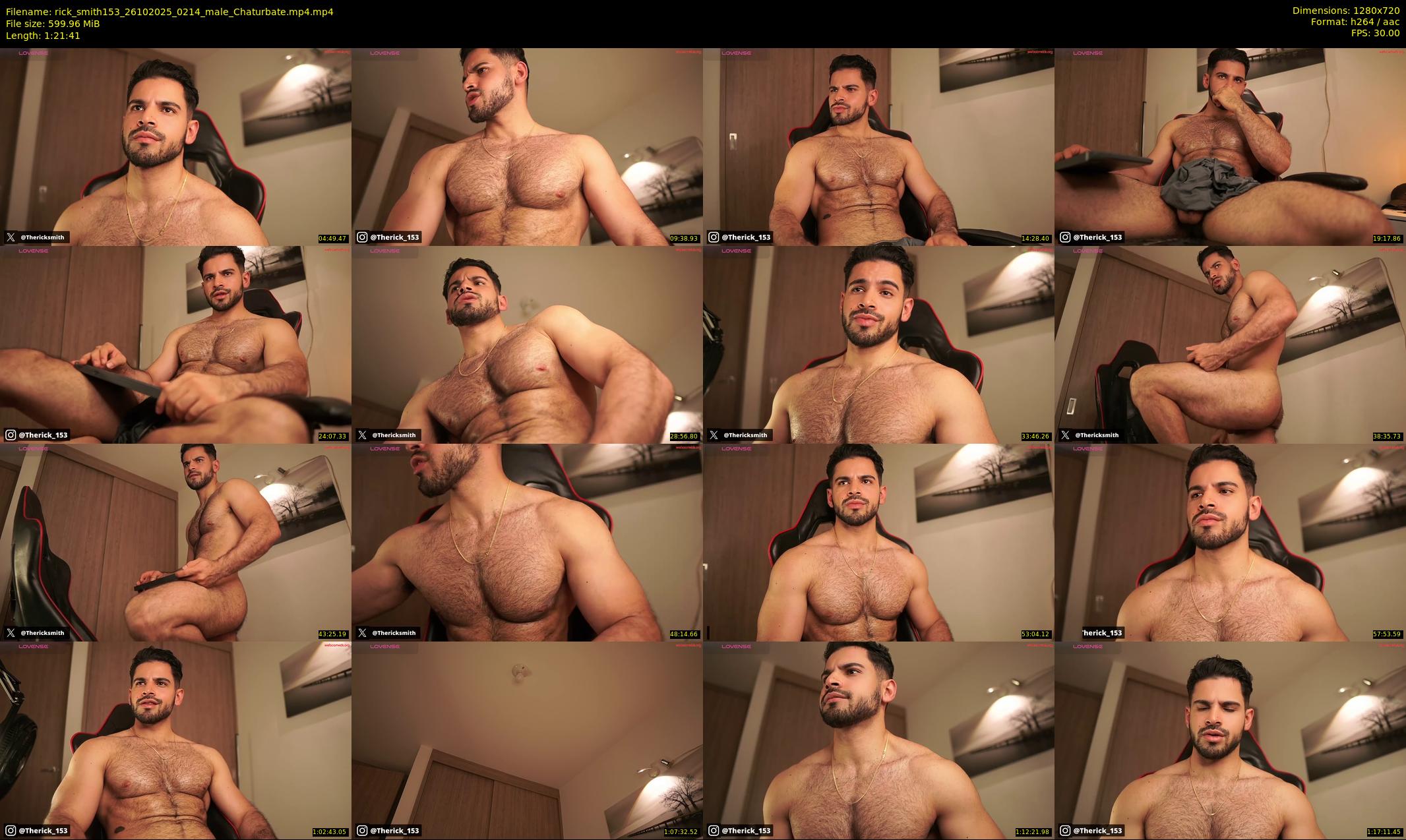 rick_smith153 — 82 minute Chaturbate male cam show recording, 720p, Oct 26, 2025