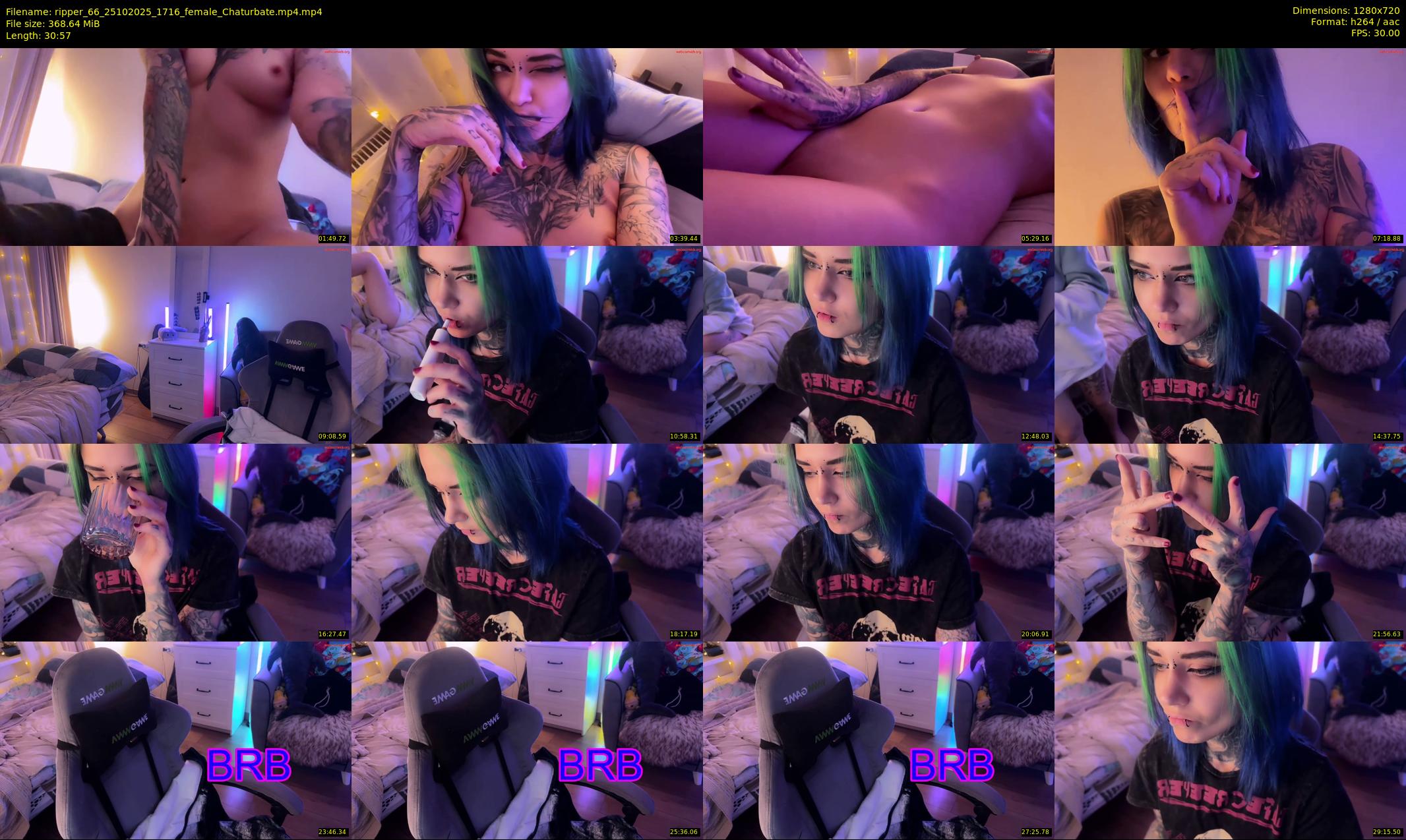 ripper_66 — 31 minute Chaturbate female cam show recording, 720p, Oct 25, 2025