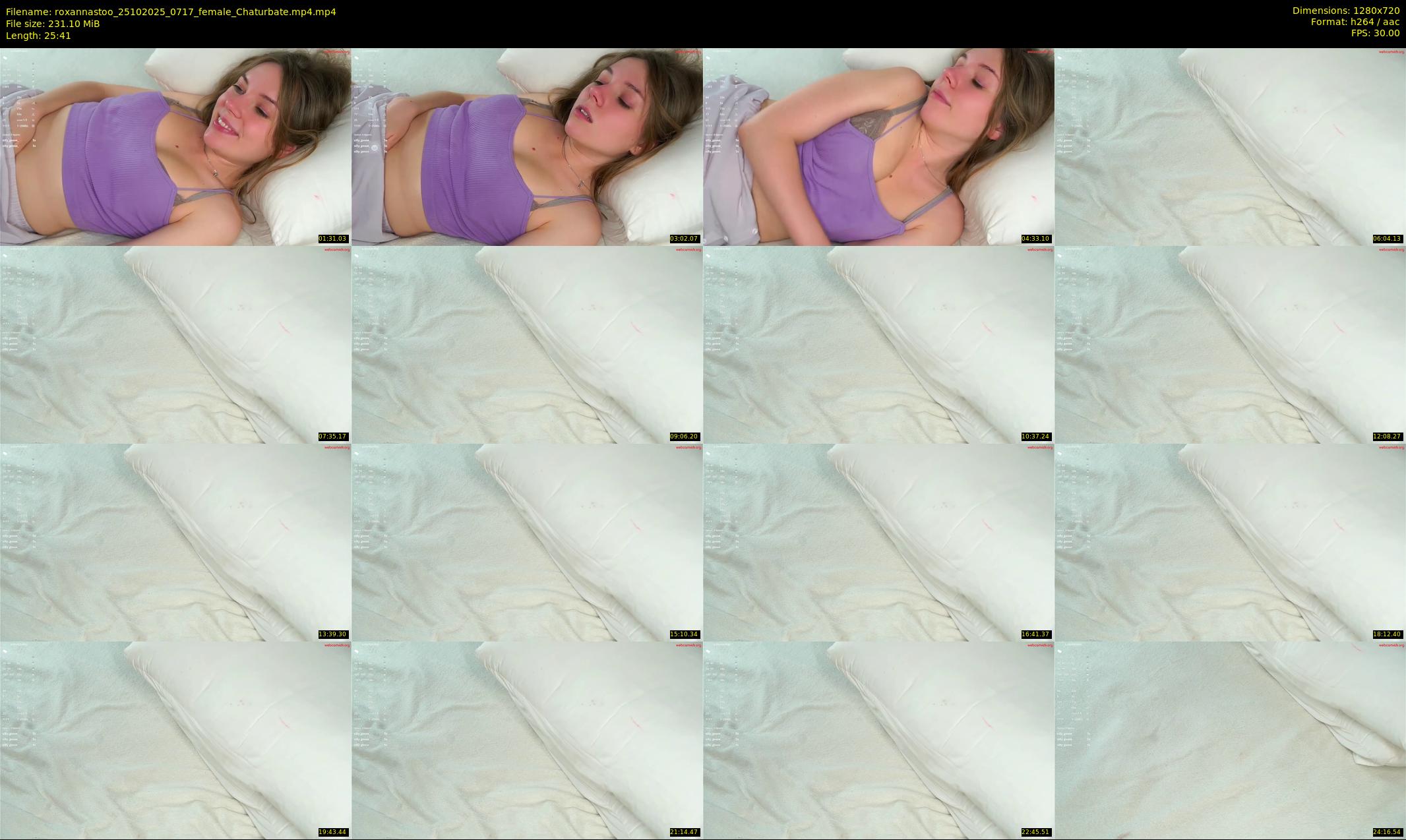 roxannastoo — 26 minute Chaturbate female cam show recording, 720p, Oct 25, 2025
