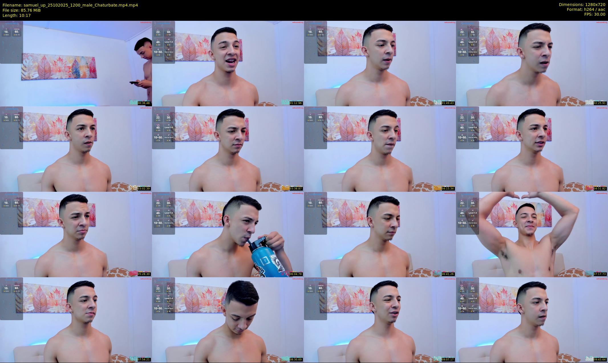 samuel_up — 11 minute Chaturbate male cam show recording, 720p, Oct 25, 2025