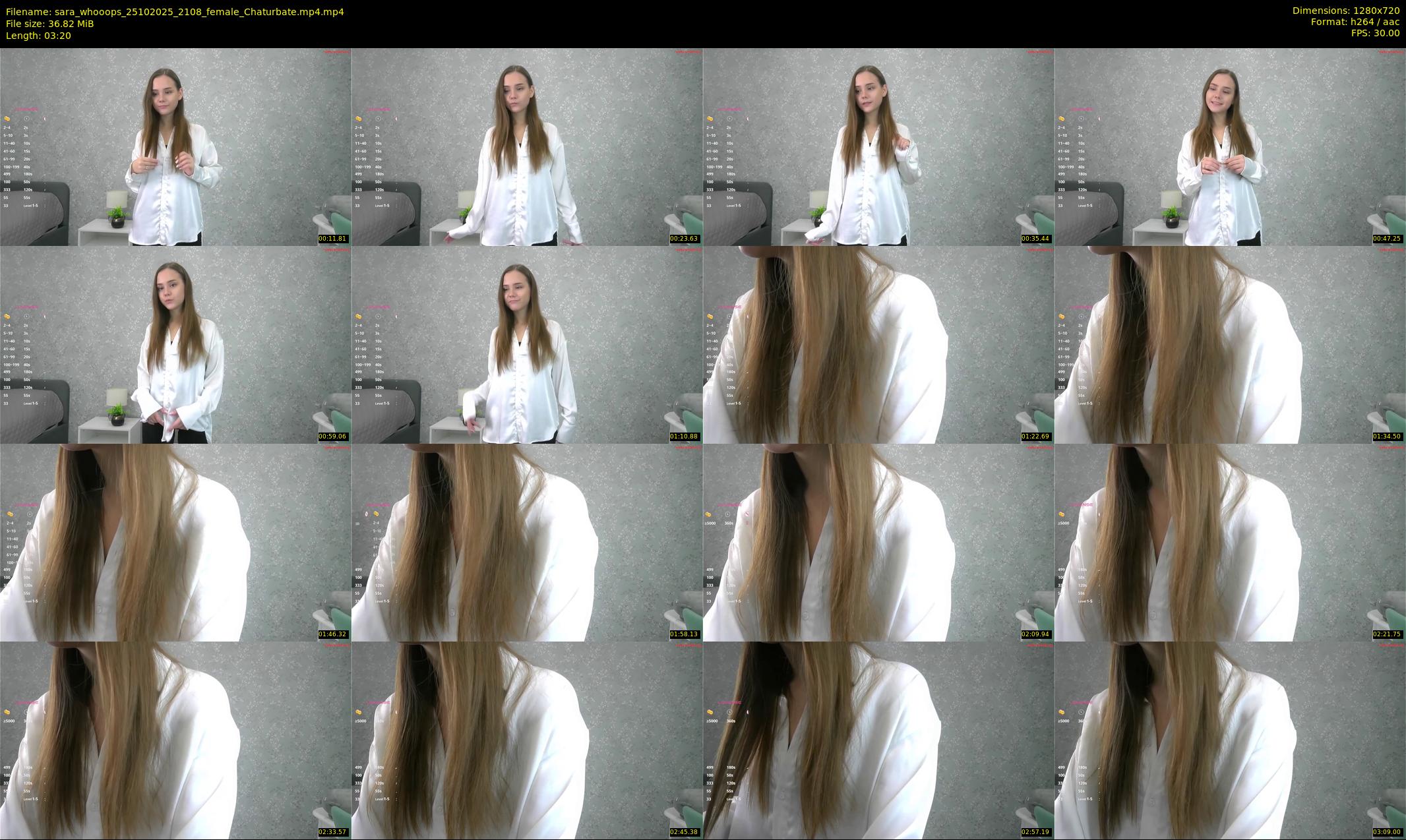 sara_whooops — 4 minute Chaturbate female cam show recording, 720p, Oct 25, 2025