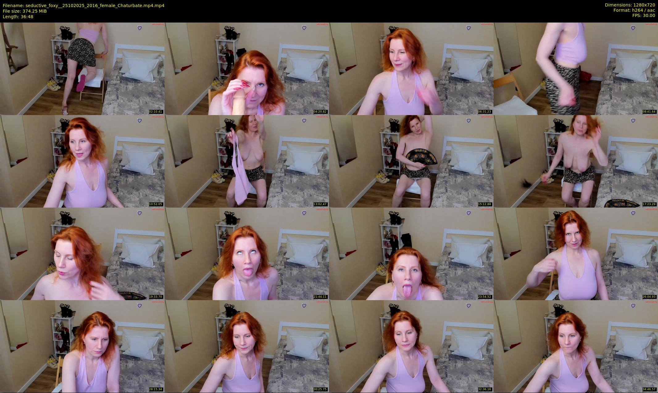 seductive_foxy_ — 37 minute Chaturbate female cam show recording, 720p, Oct 25, 2025