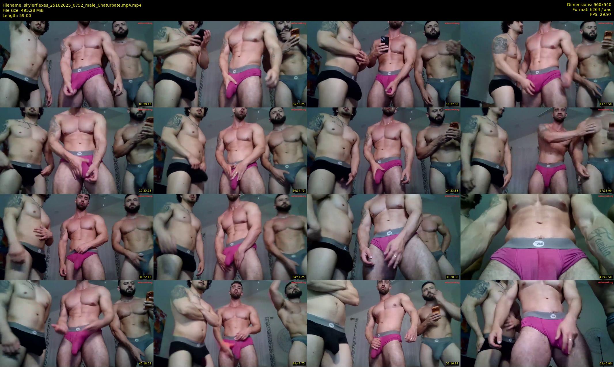 skylerflexes — 59 minute Chaturbate male cam show recording, 480p, Oct 25, 2025