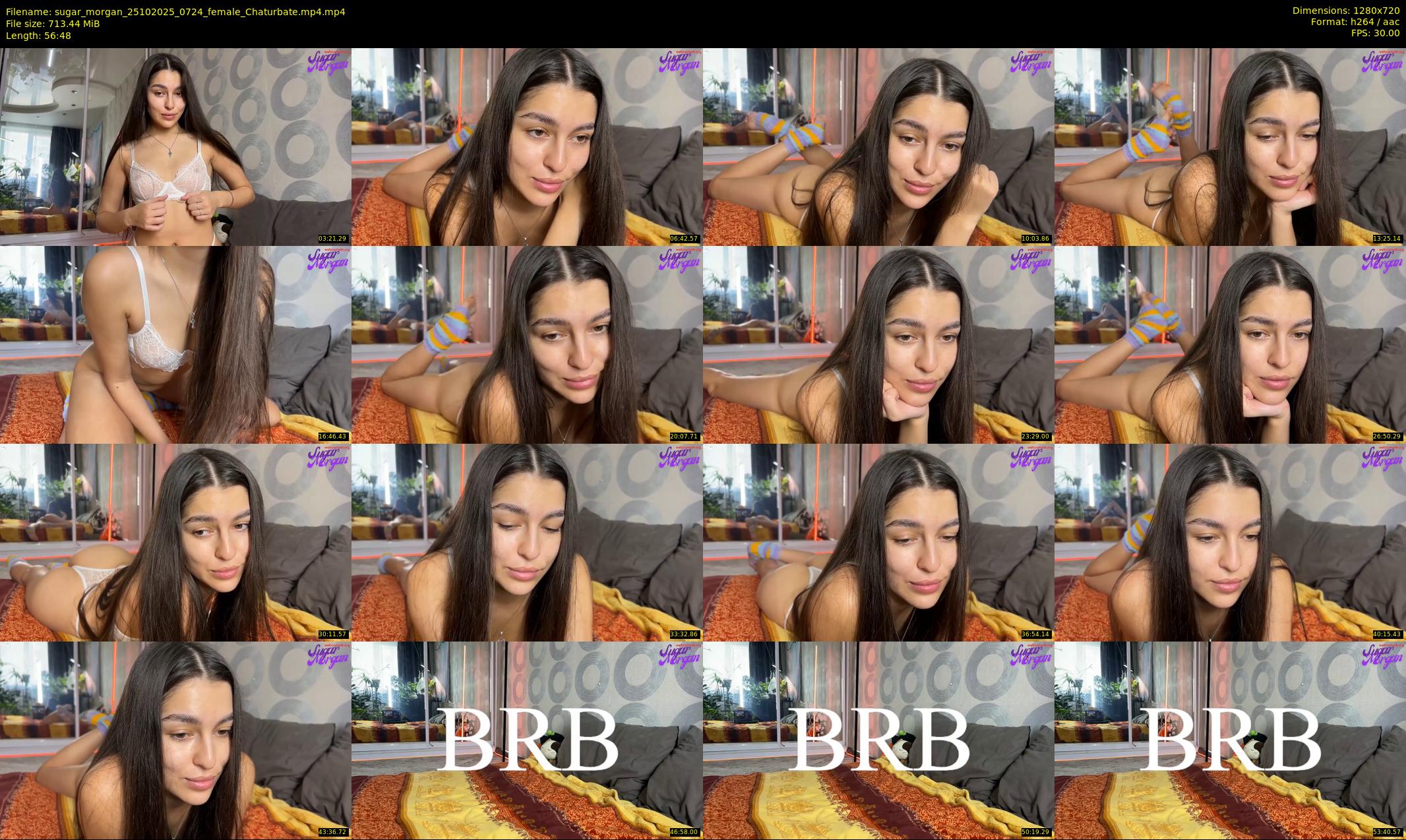 sugar_morgan — 57 minute Chaturbate female cam show recording, 720p, Oct 25, 2025