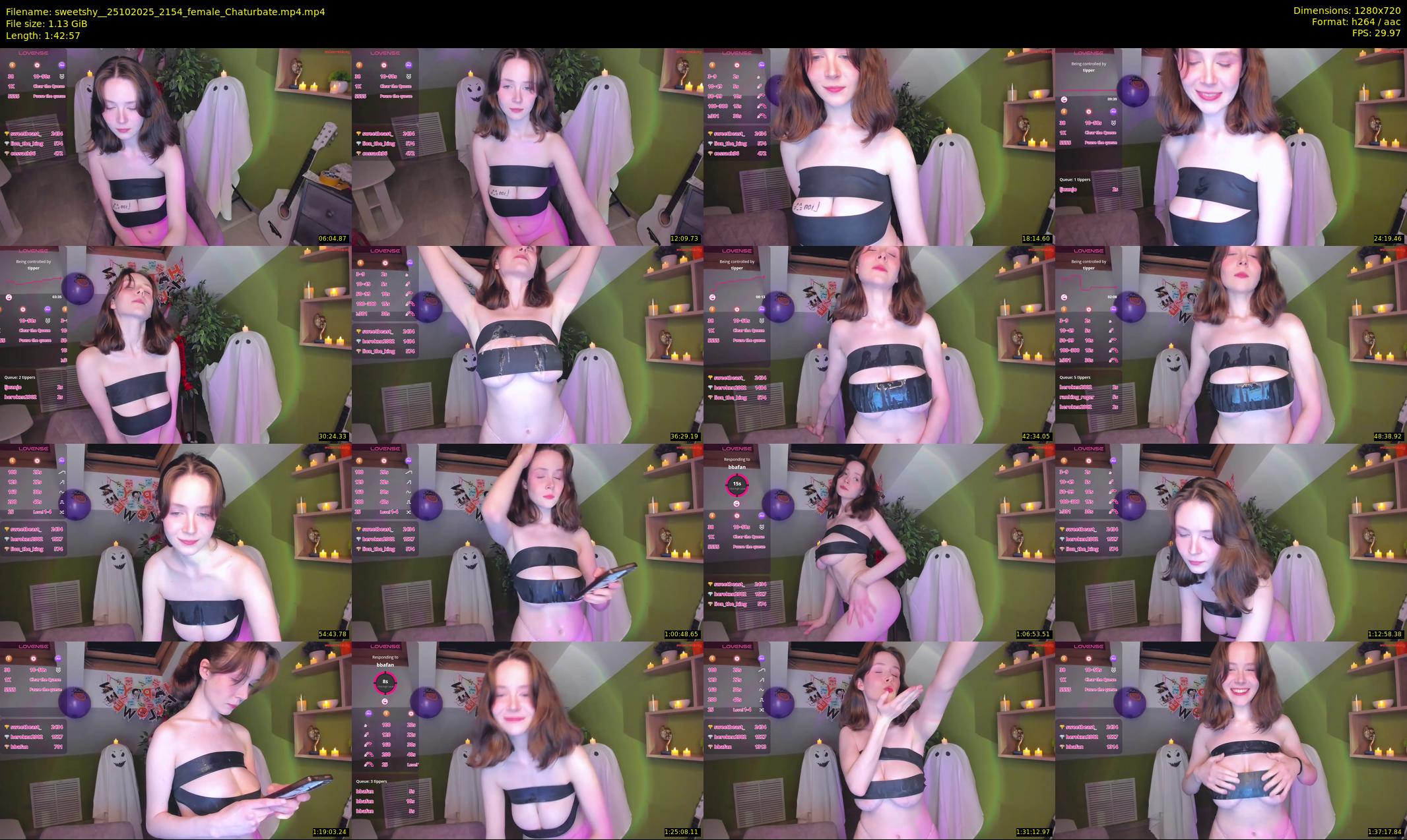 sweetshy_ — 103 minute Chaturbate female cam show recording, 720p, Oct 25, 2025