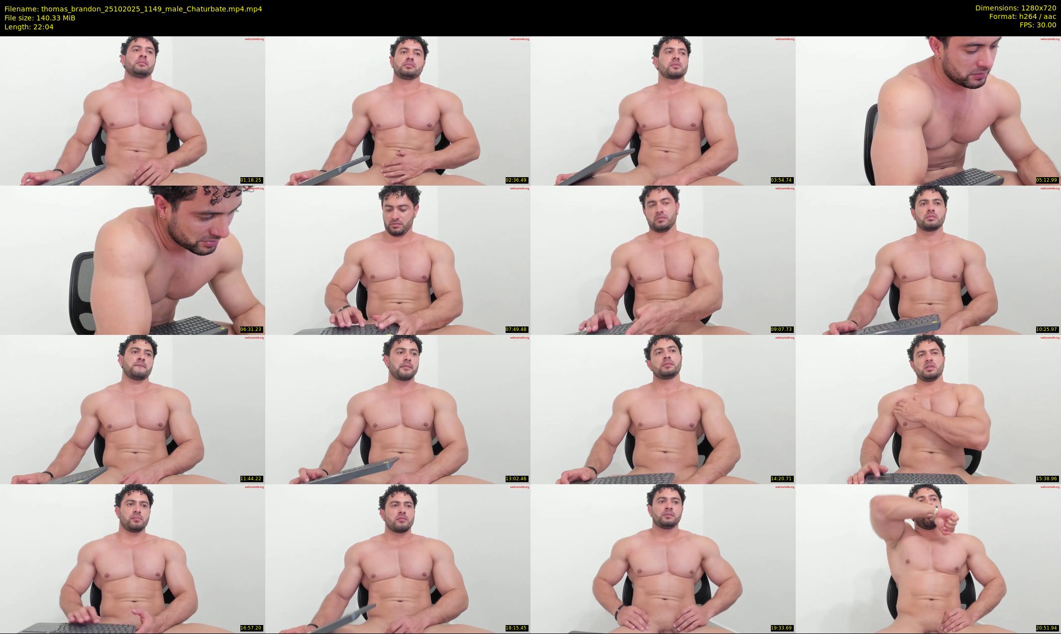 thomas_brandon — 23 minute Chaturbate male cam show recording, 720p, Oct 25, 2025