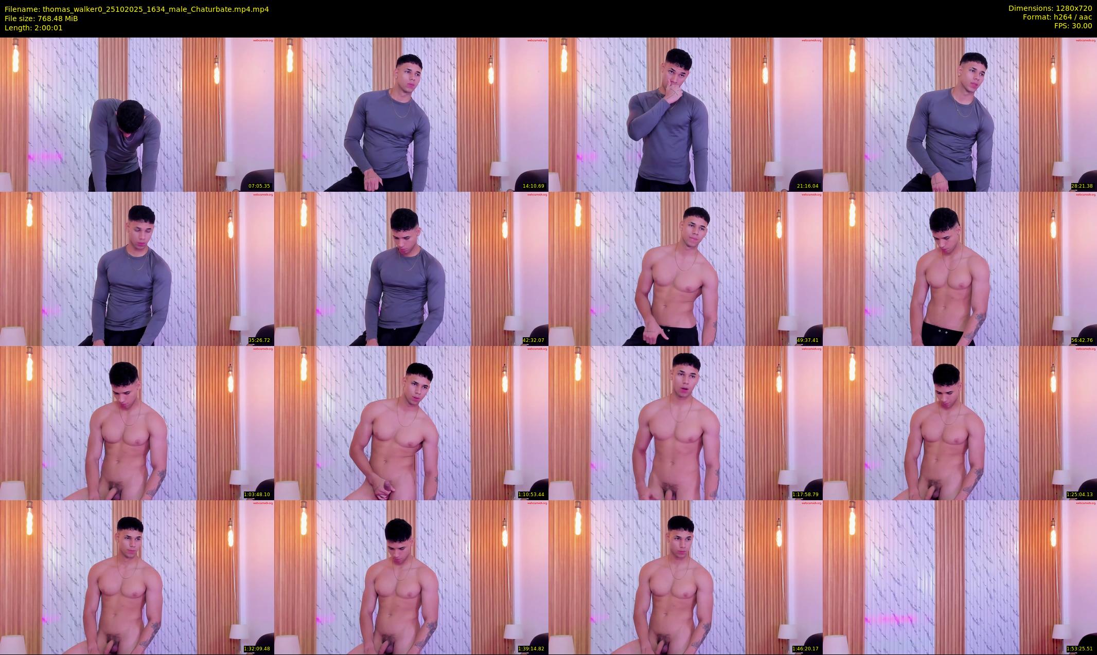 thomas_walker0 — 121 minute Chaturbate male cam show recording, 720p, Oct 25, 2025