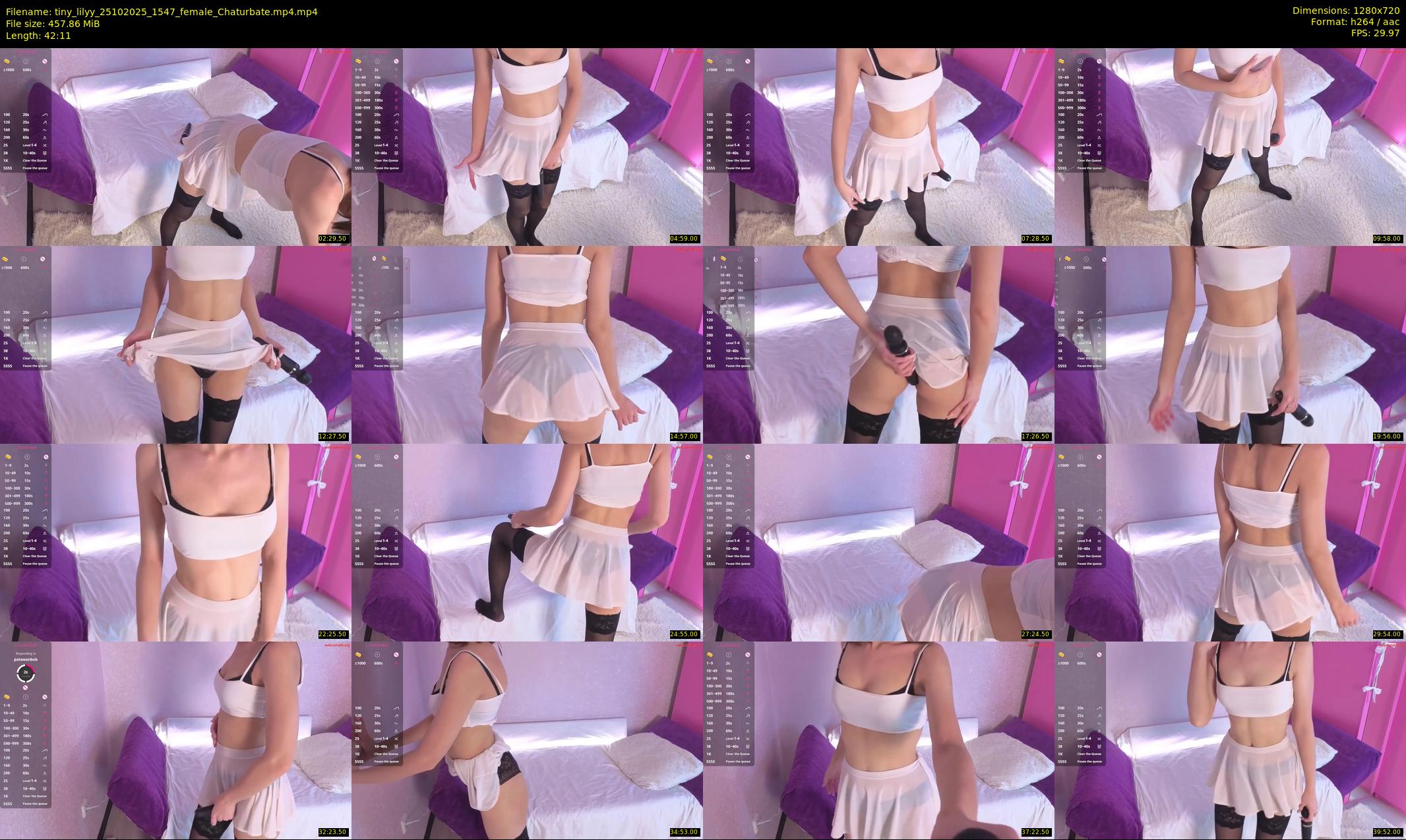 tiny_lilyy — 43 minute Chaturbate female cam show recording, 720p, Oct 25, 2025
