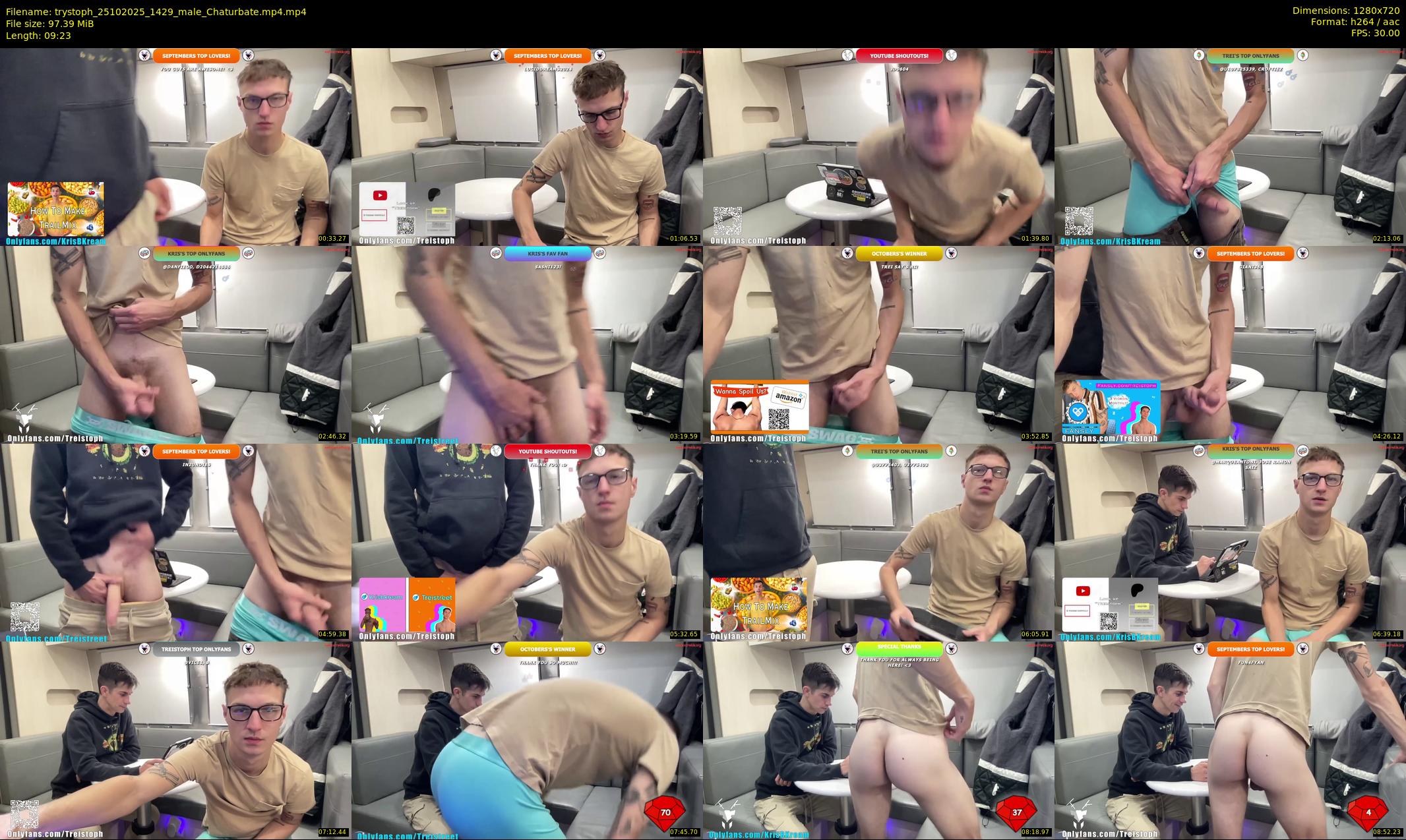 trystoph — 10 minute Chaturbate male cam show recording, 720p, Oct 25, 2025
